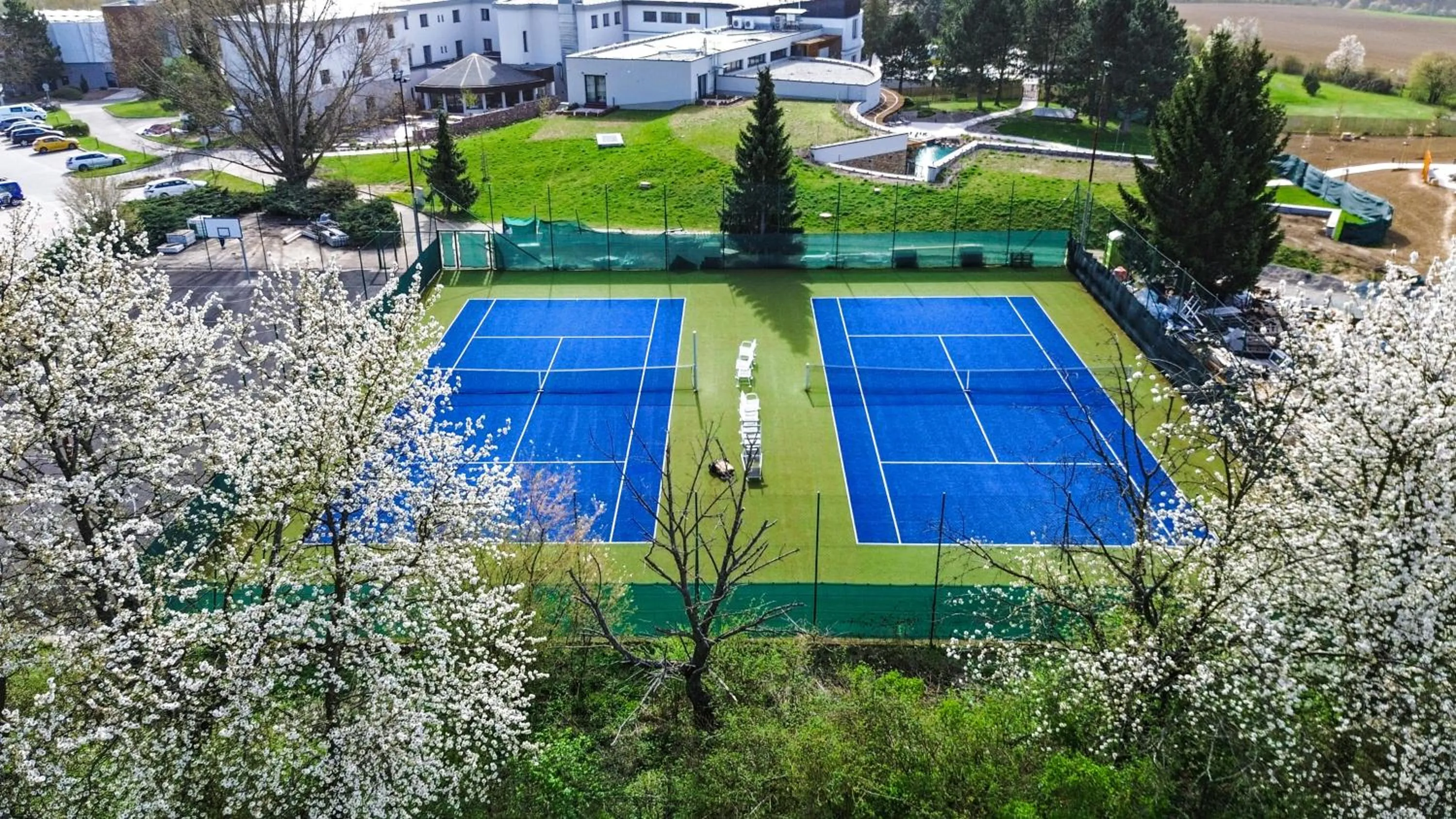 Tennis court in Hotel Atlantis