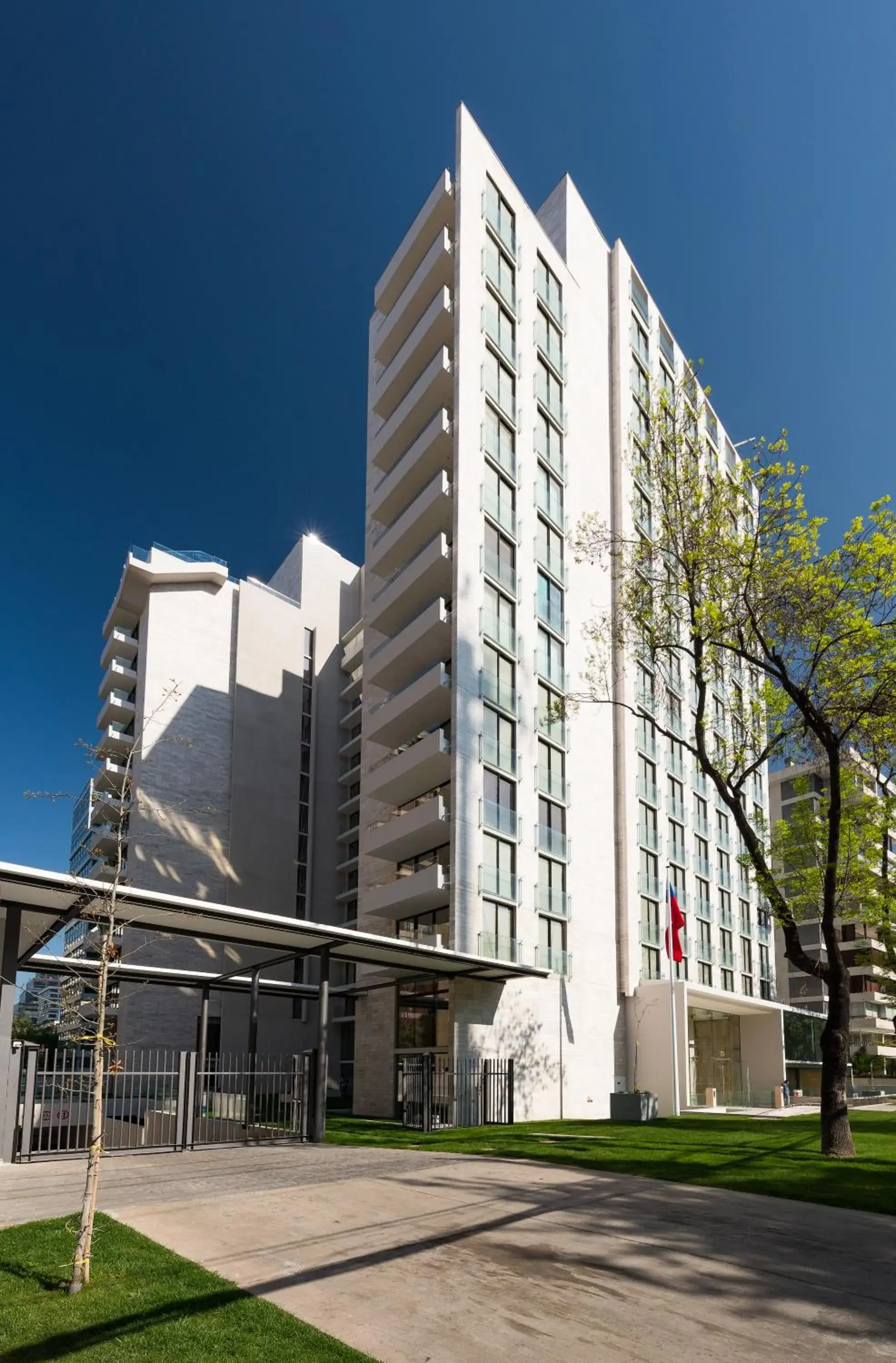 Facade/entrance in Zip Housing El Golf Facade/entrance in Zip Housing El Golf