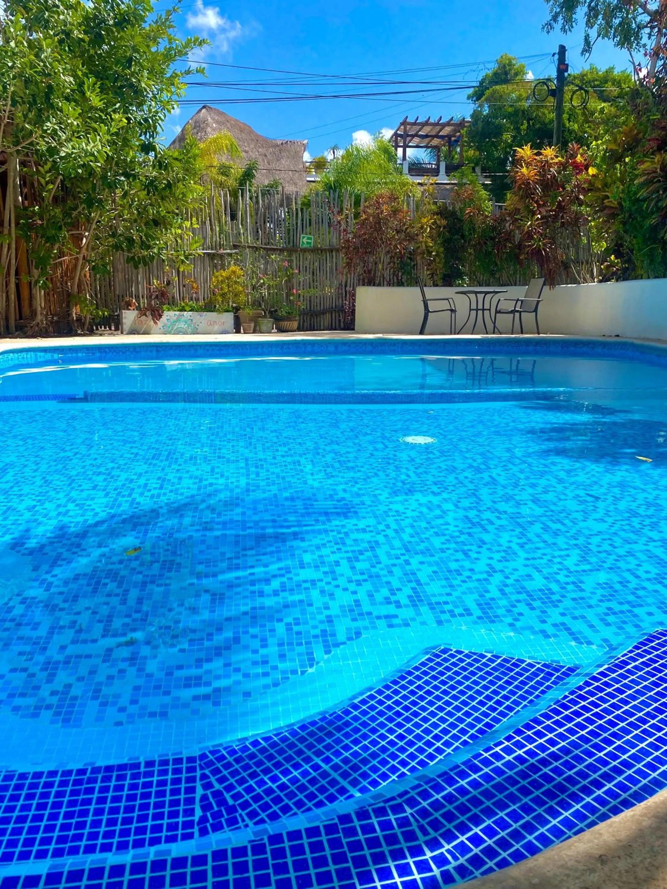 Swimming pool in Hotel & Suites Oasis Bacalar