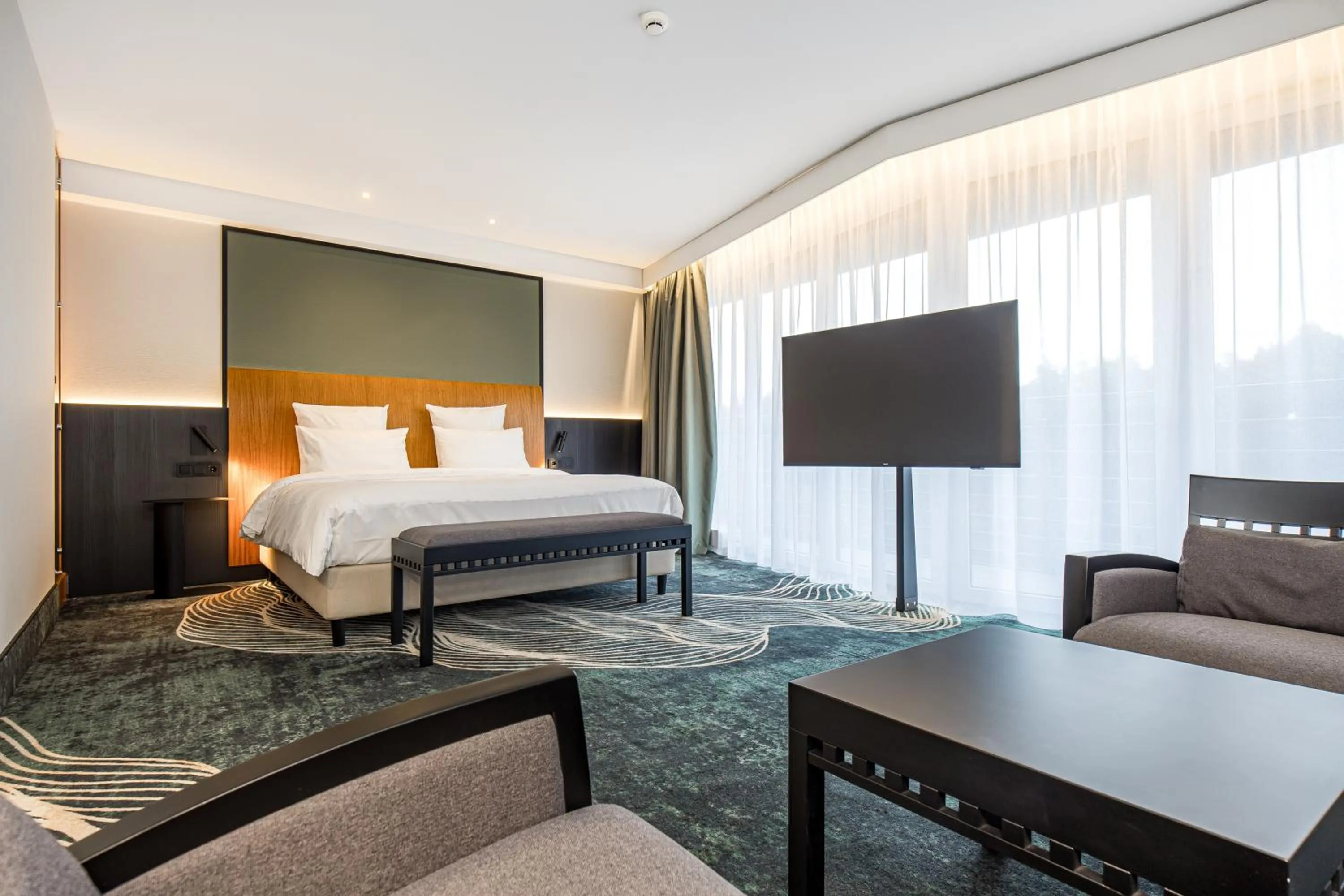 Bed in Mercure Palanga Vanagupe Resort & SPA