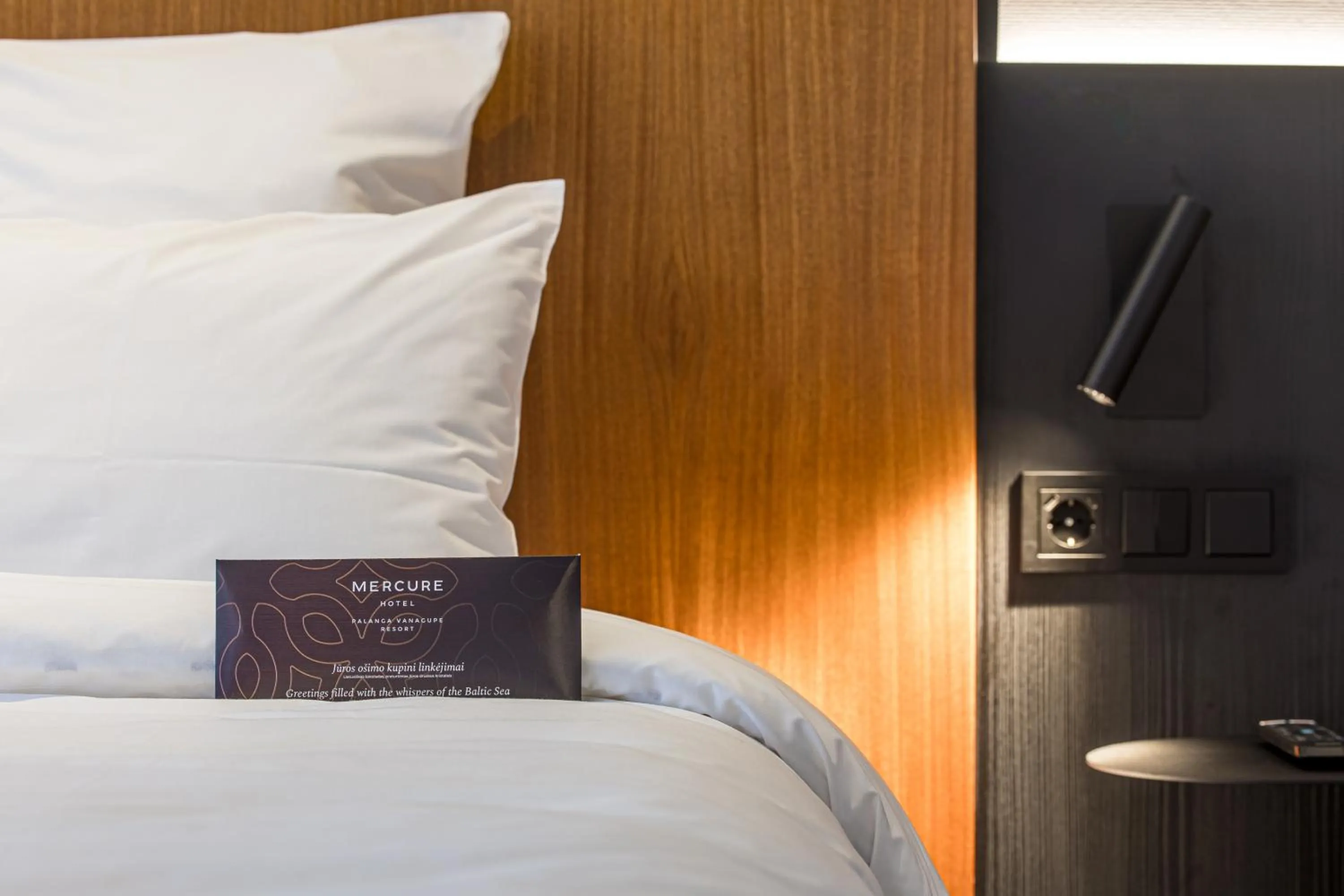 Bed in Mercure Palanga Vanagupe Resort & SPA