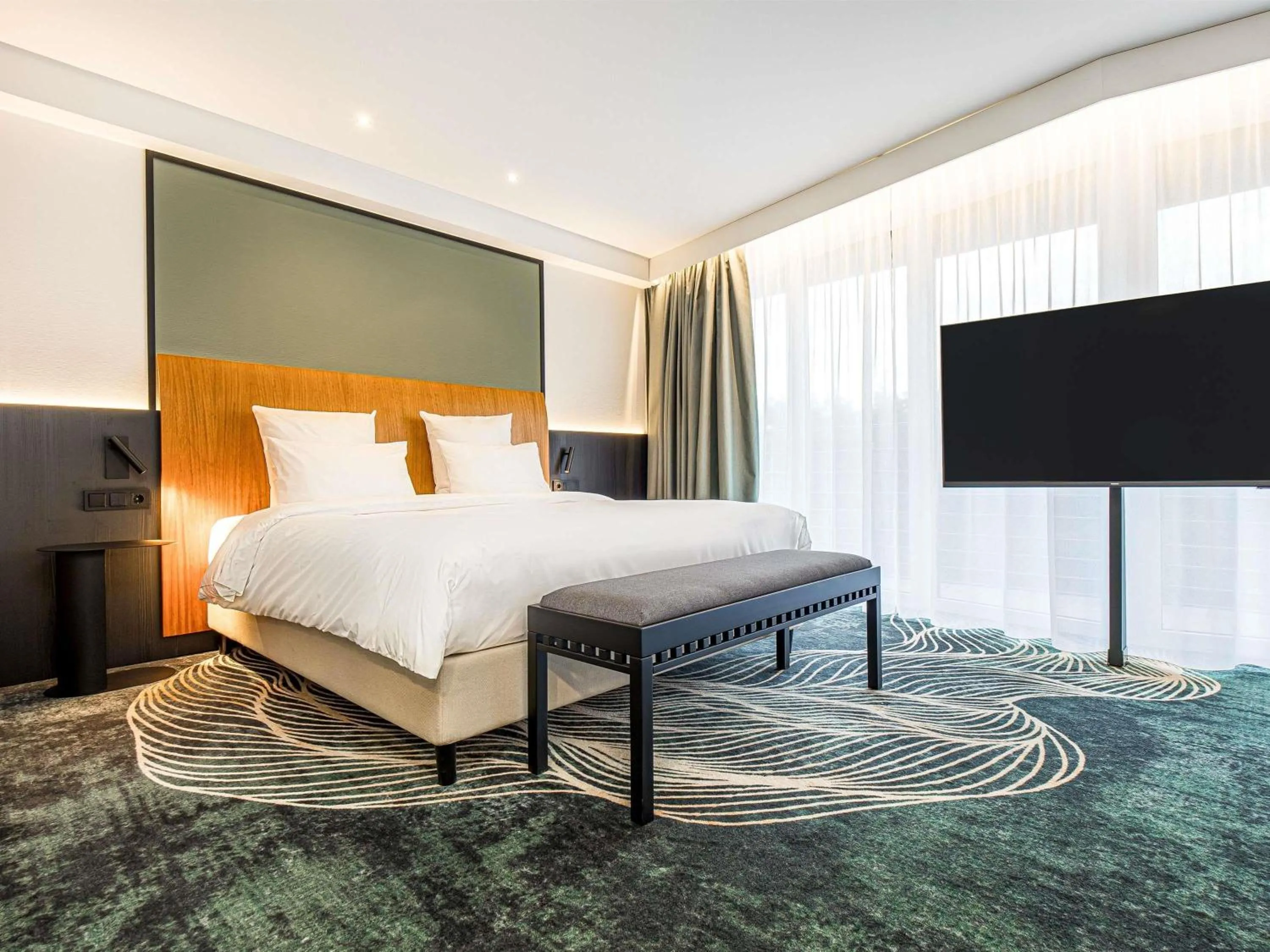 Bedroom, Bed in Mercure Palanga Vanagupe Resort & SPA