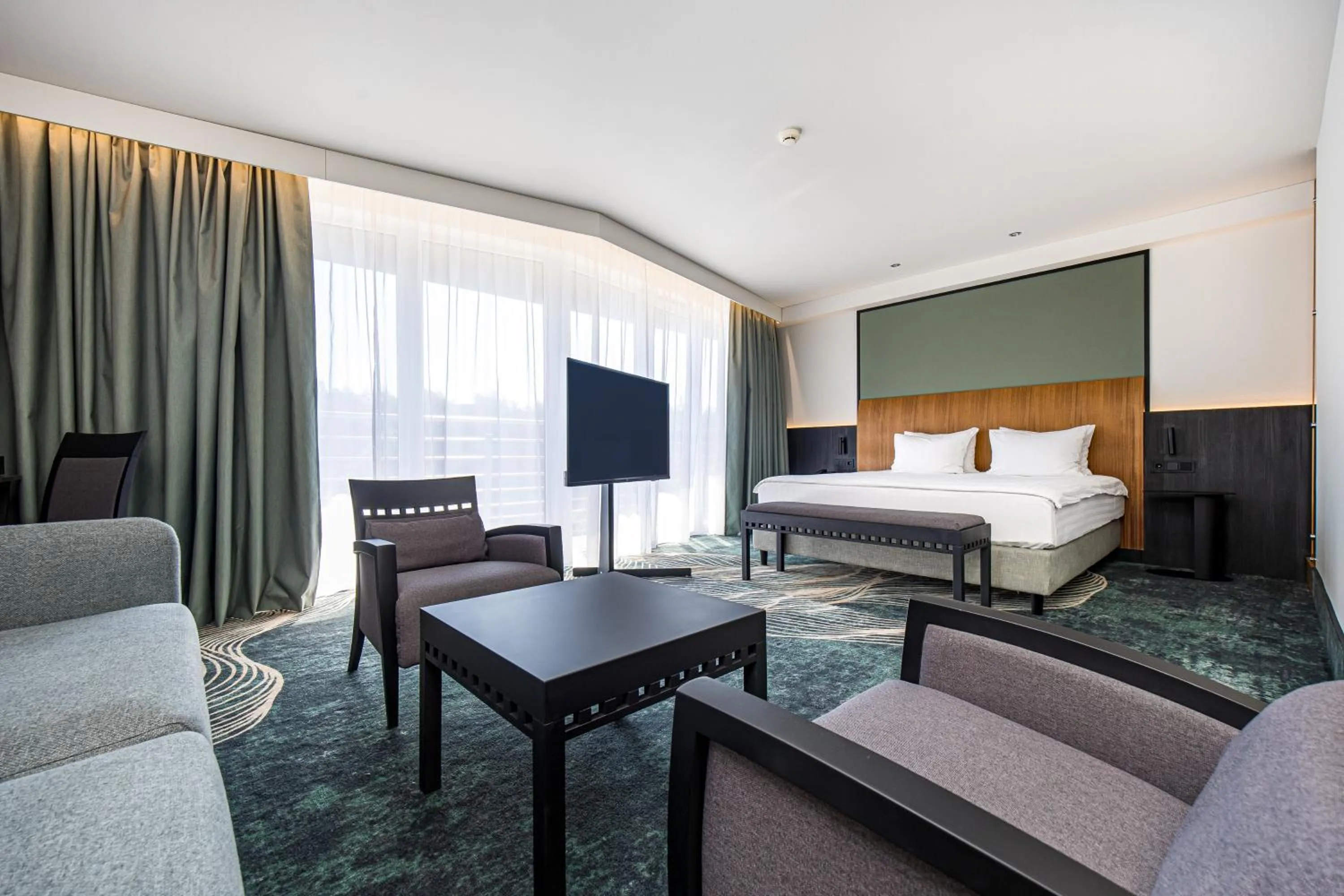 Bed in Mercure Palanga Vanagupe Resort & SPA