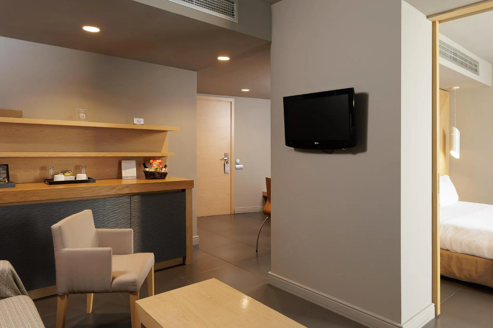 Bed in Elysion Hotel