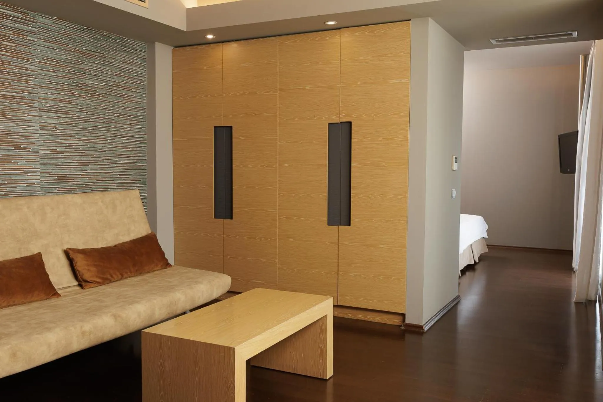 Bed in Elysion Hotel