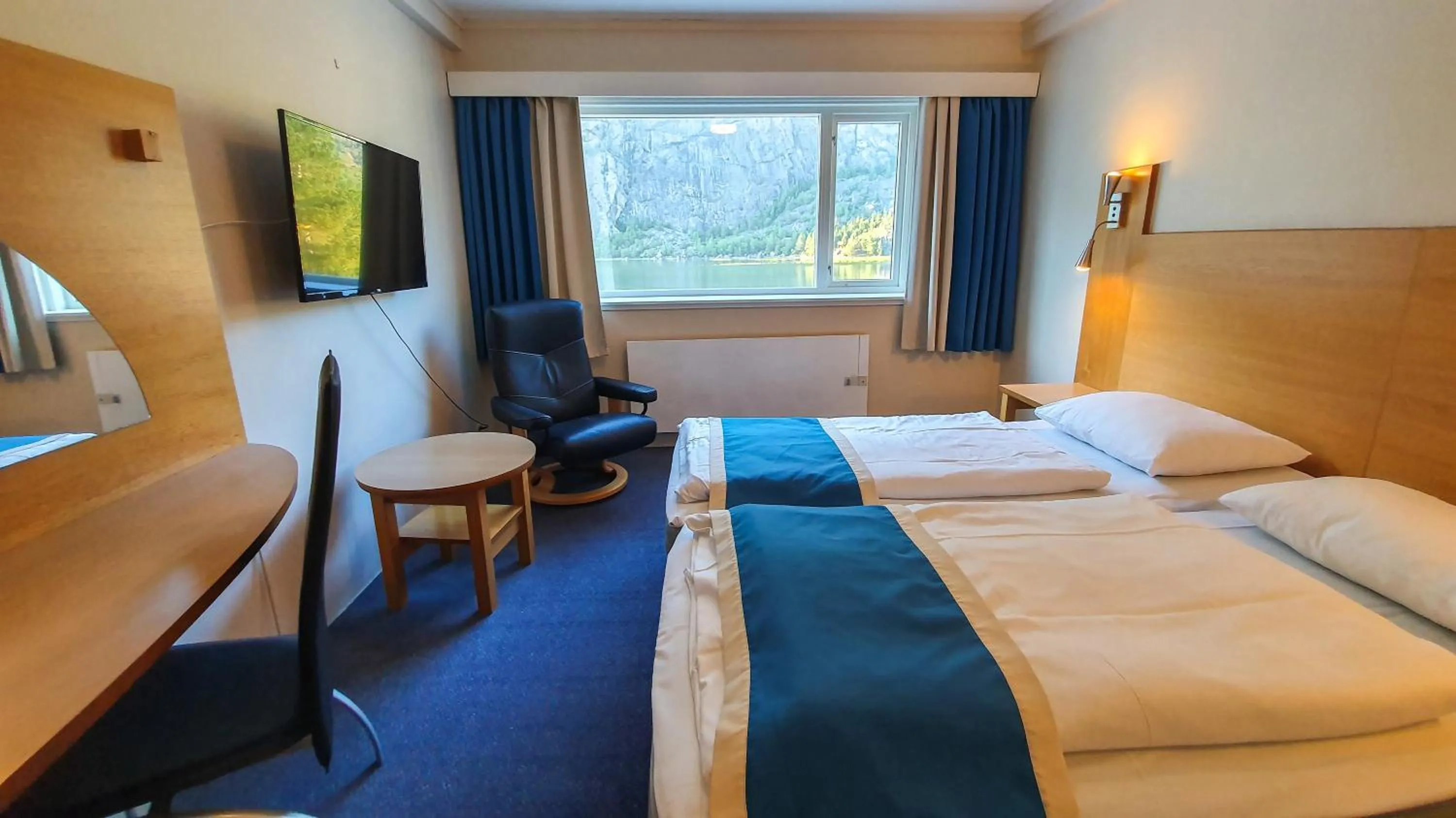 Bed in Lærdal Hotel