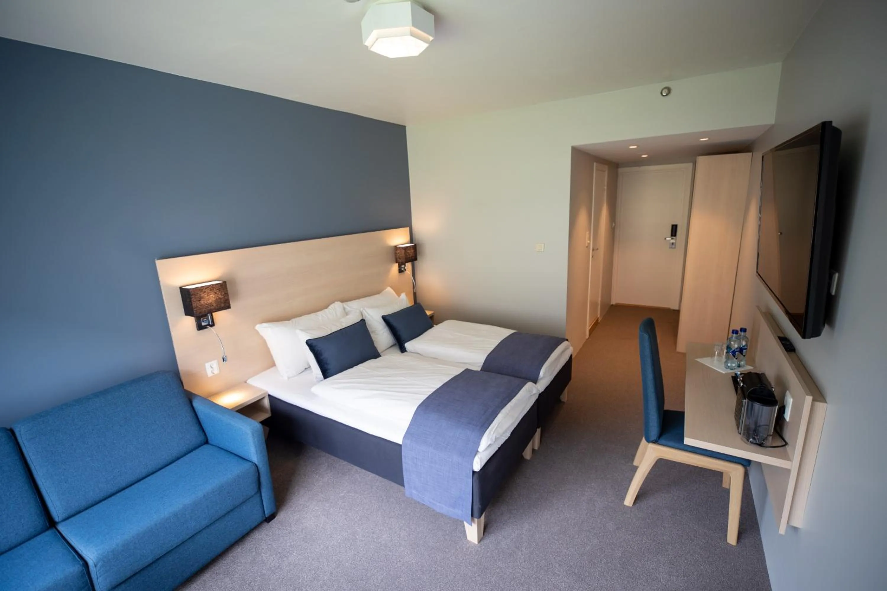 Bed in Lærdal Hotel