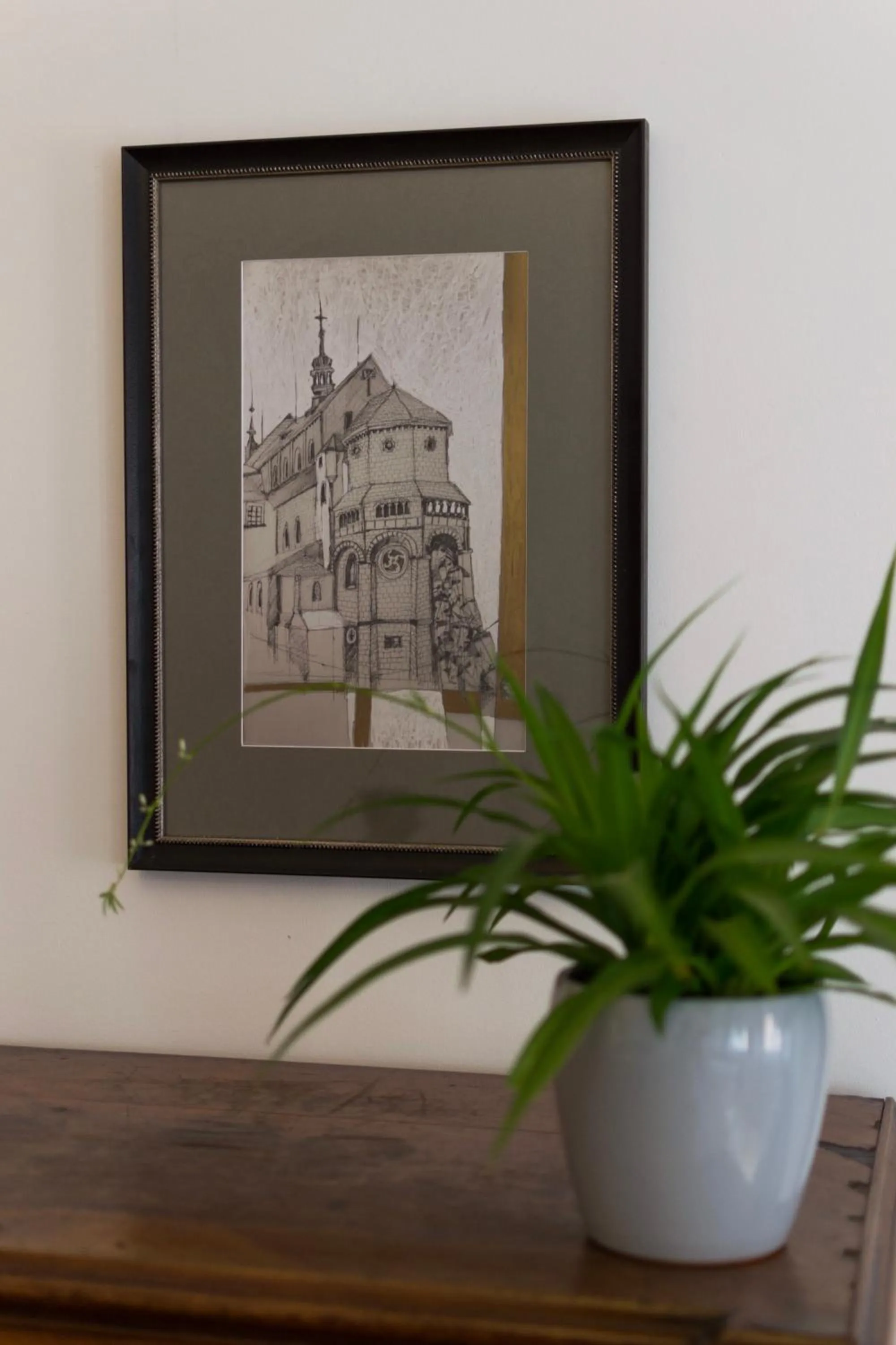 Decorative detail in B&B Krumlov