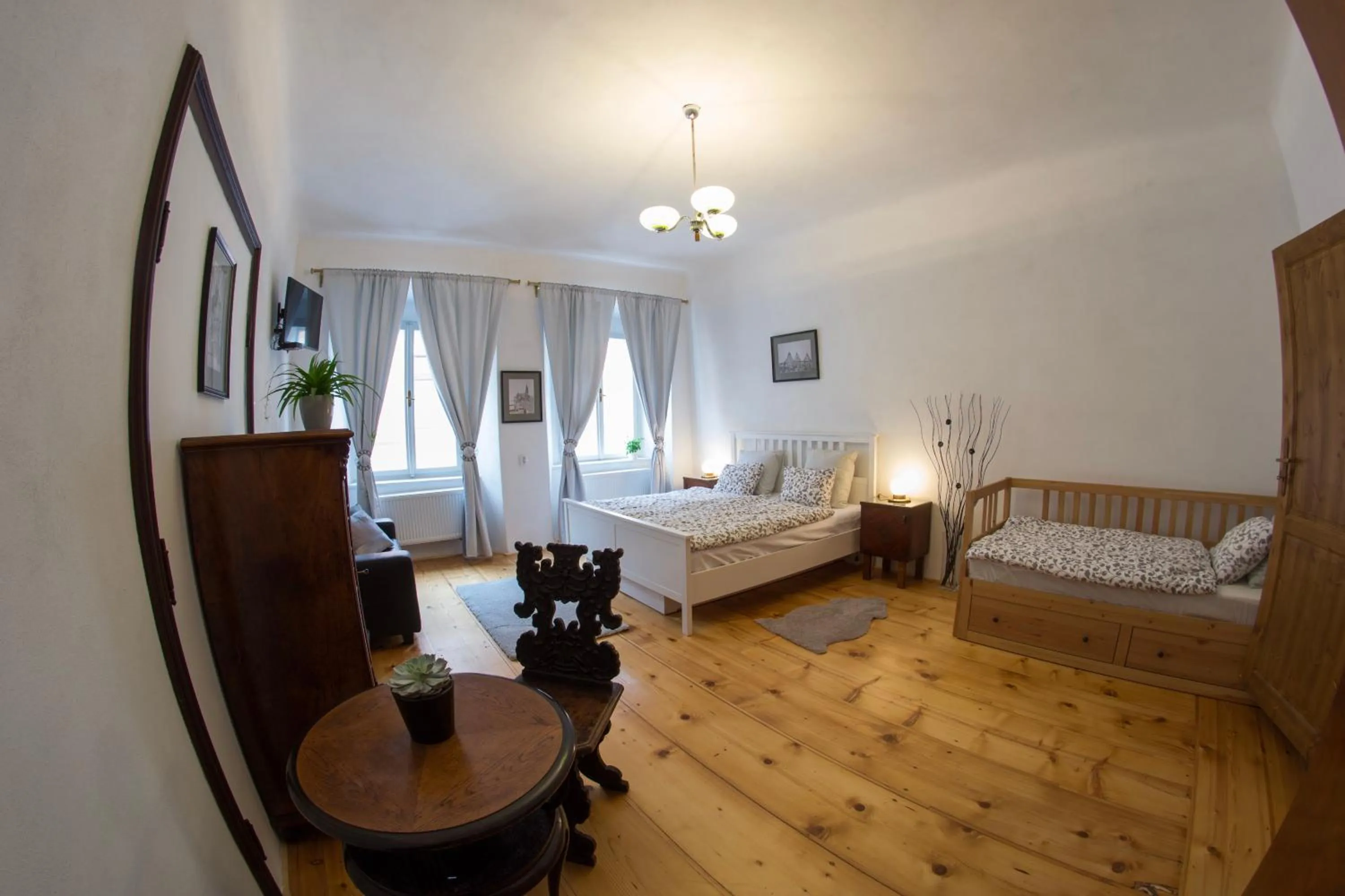 Bed in B&B Krumlov