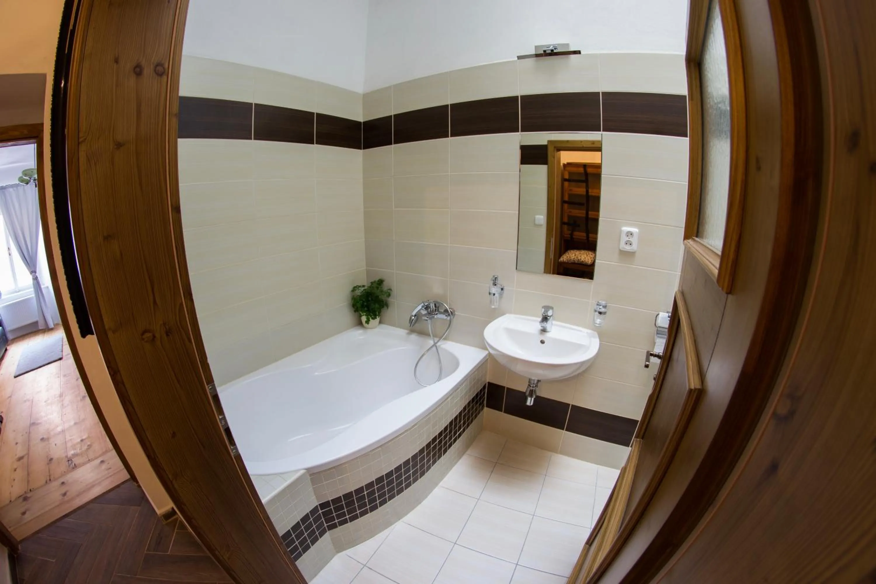 Bathroom in B&B Krumlov