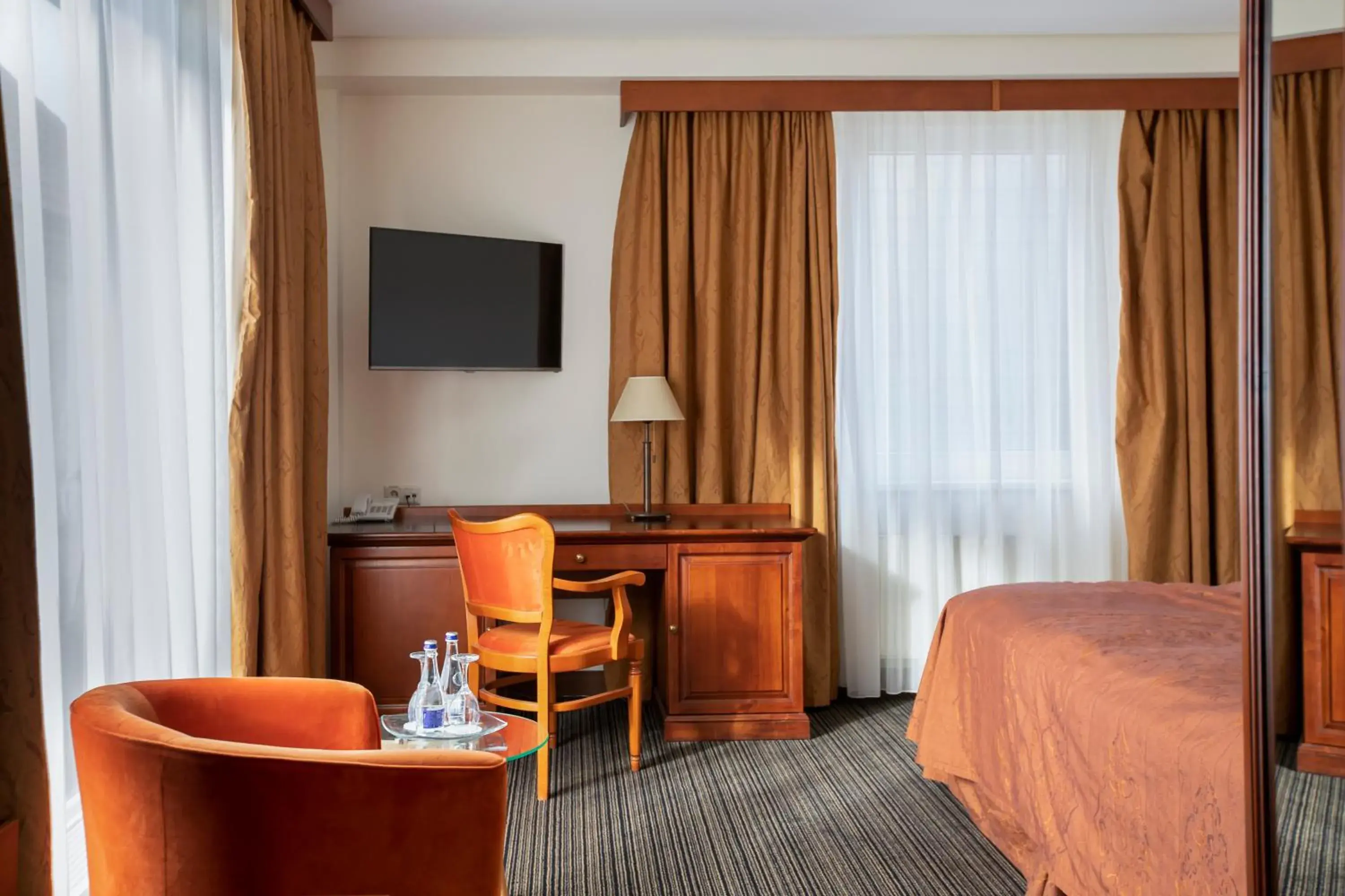 Communal lounge/ TV room, Bed in Daugirdas Old City Hotel Communal lounge/ TV room, Bed in Daugirdas Old City Hotel