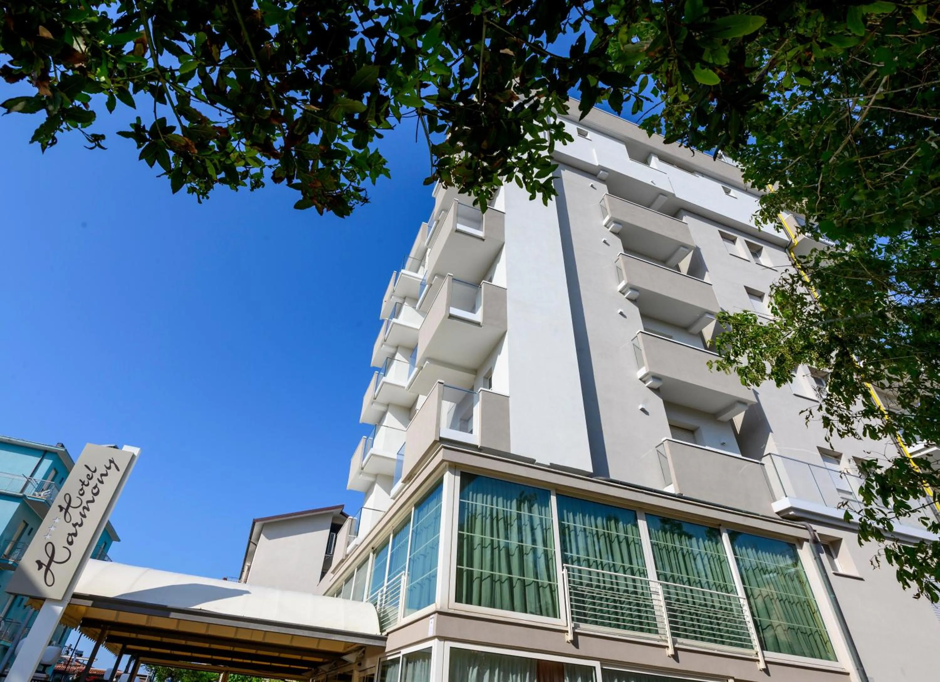 Property building in Hotel Harmony