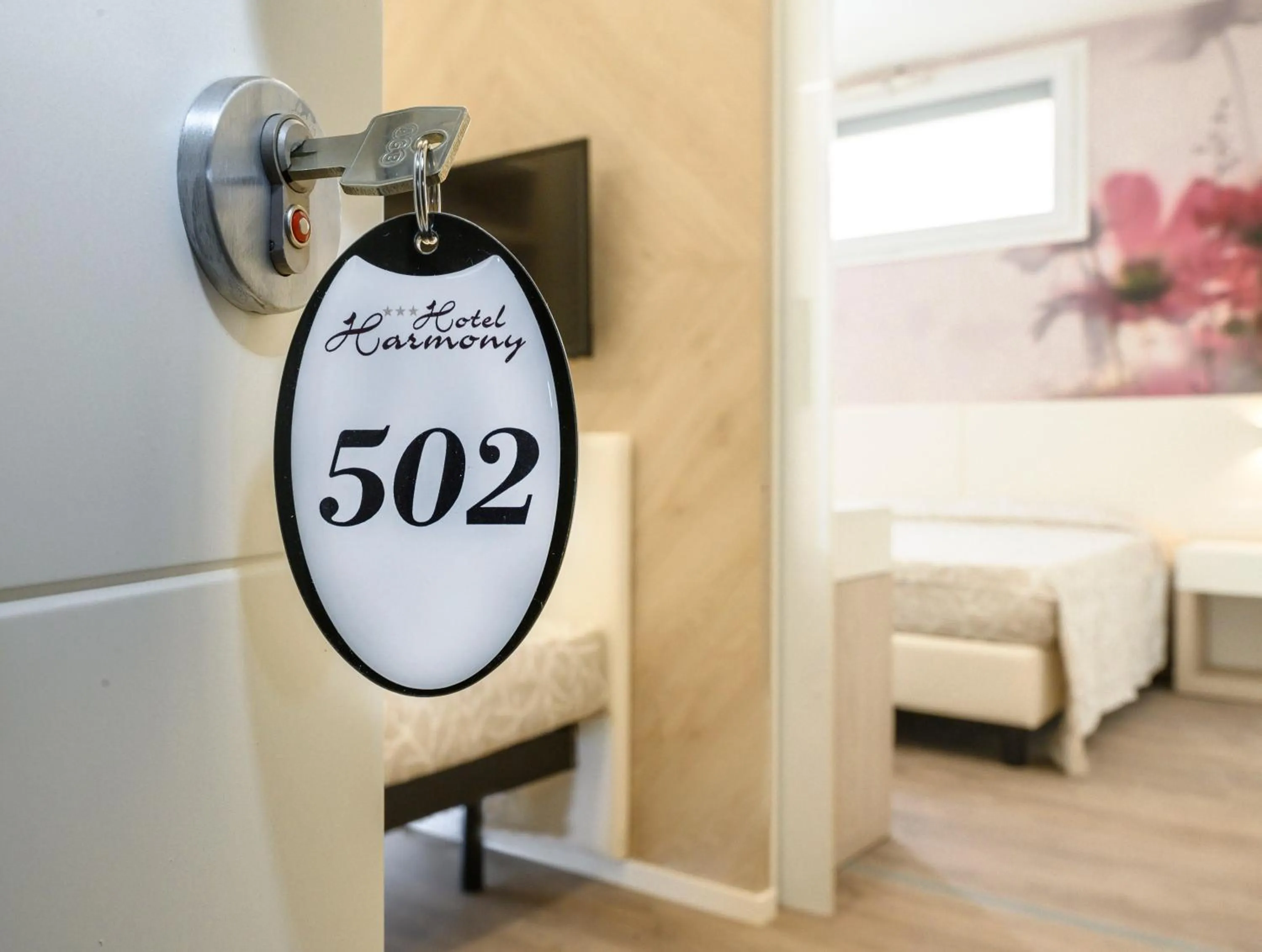 Bedroom, Bed in Hotel Harmony