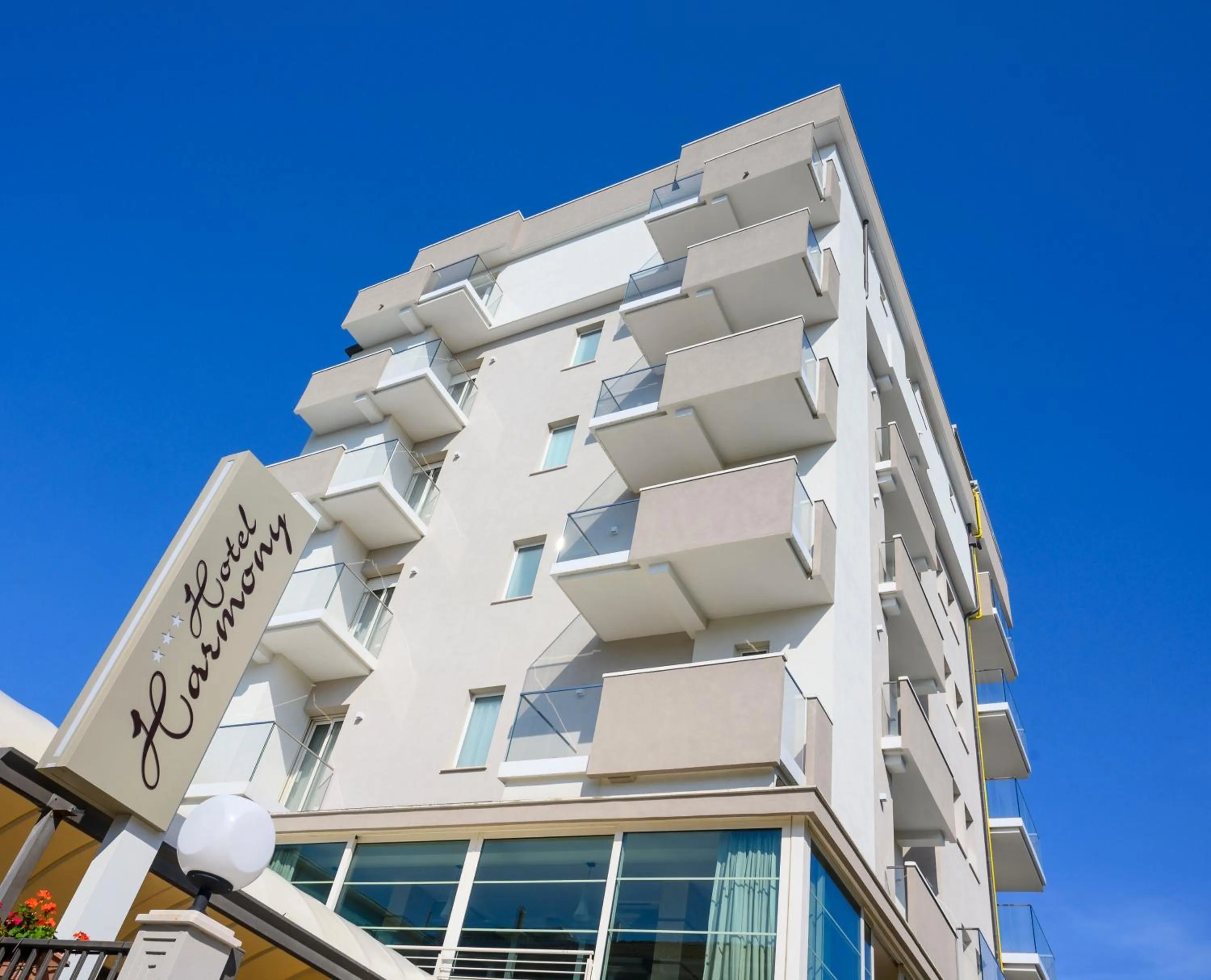 Property building in Hotel Harmony