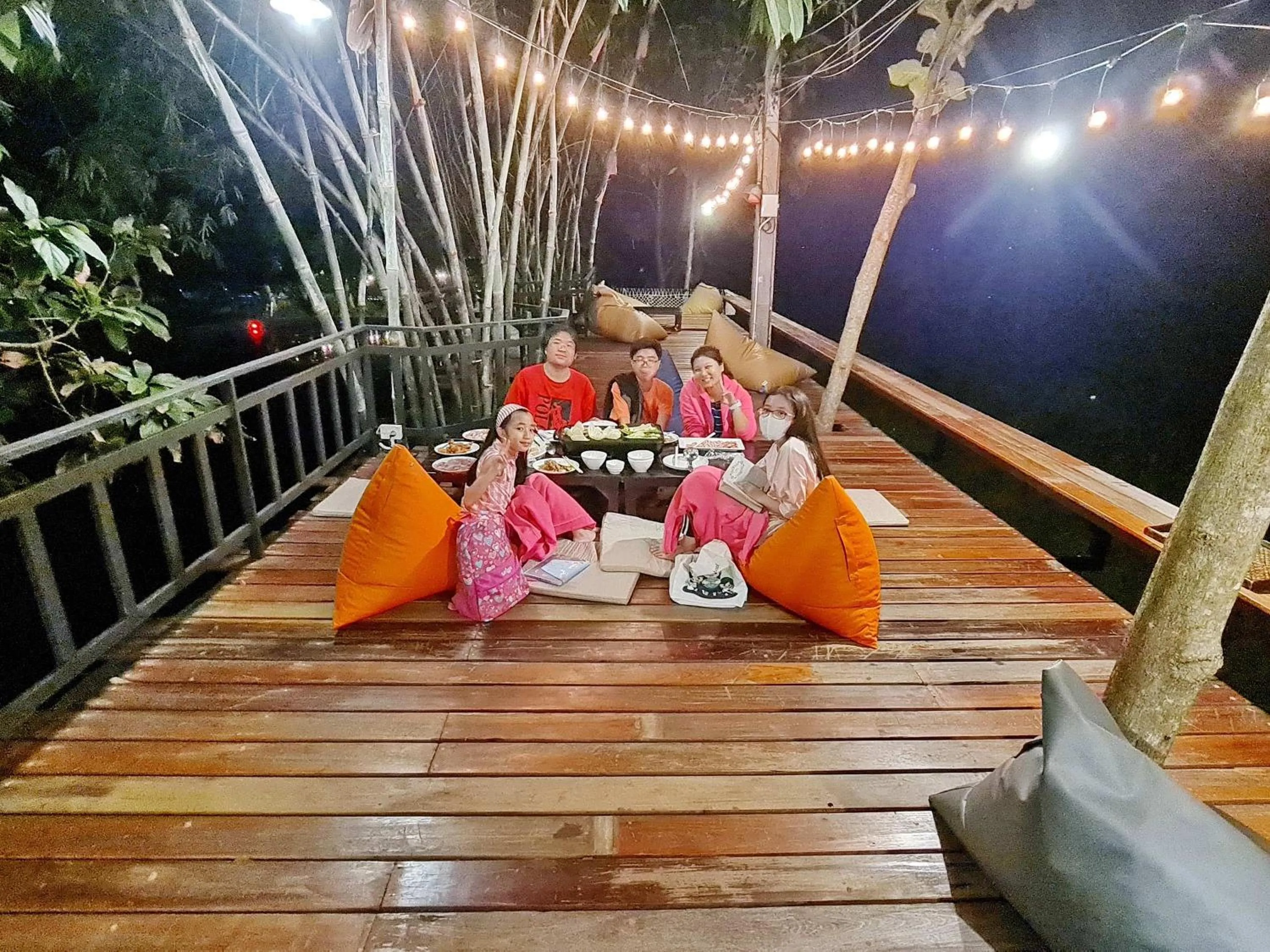 Balcony/Terrace in Tantai Eco Farm Stay At Khao Yai