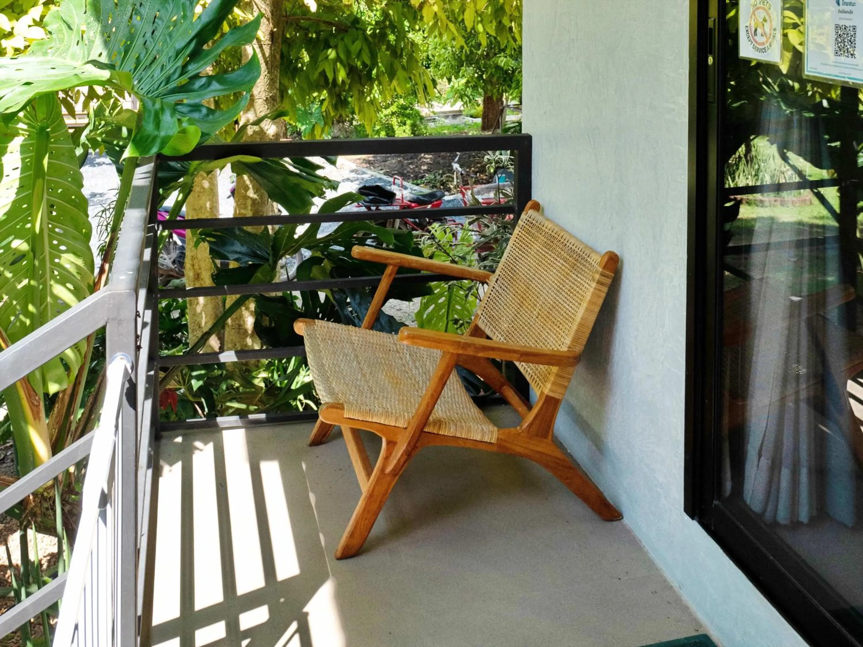 Balcony/Terrace in Tantai Eco Farm Stay At Khao Yai