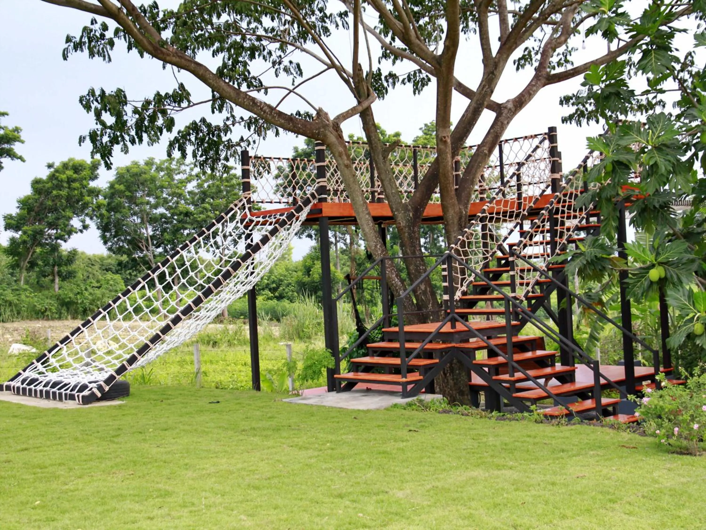 Children play ground in Tantai Eco Farm Stay At Khao Yai