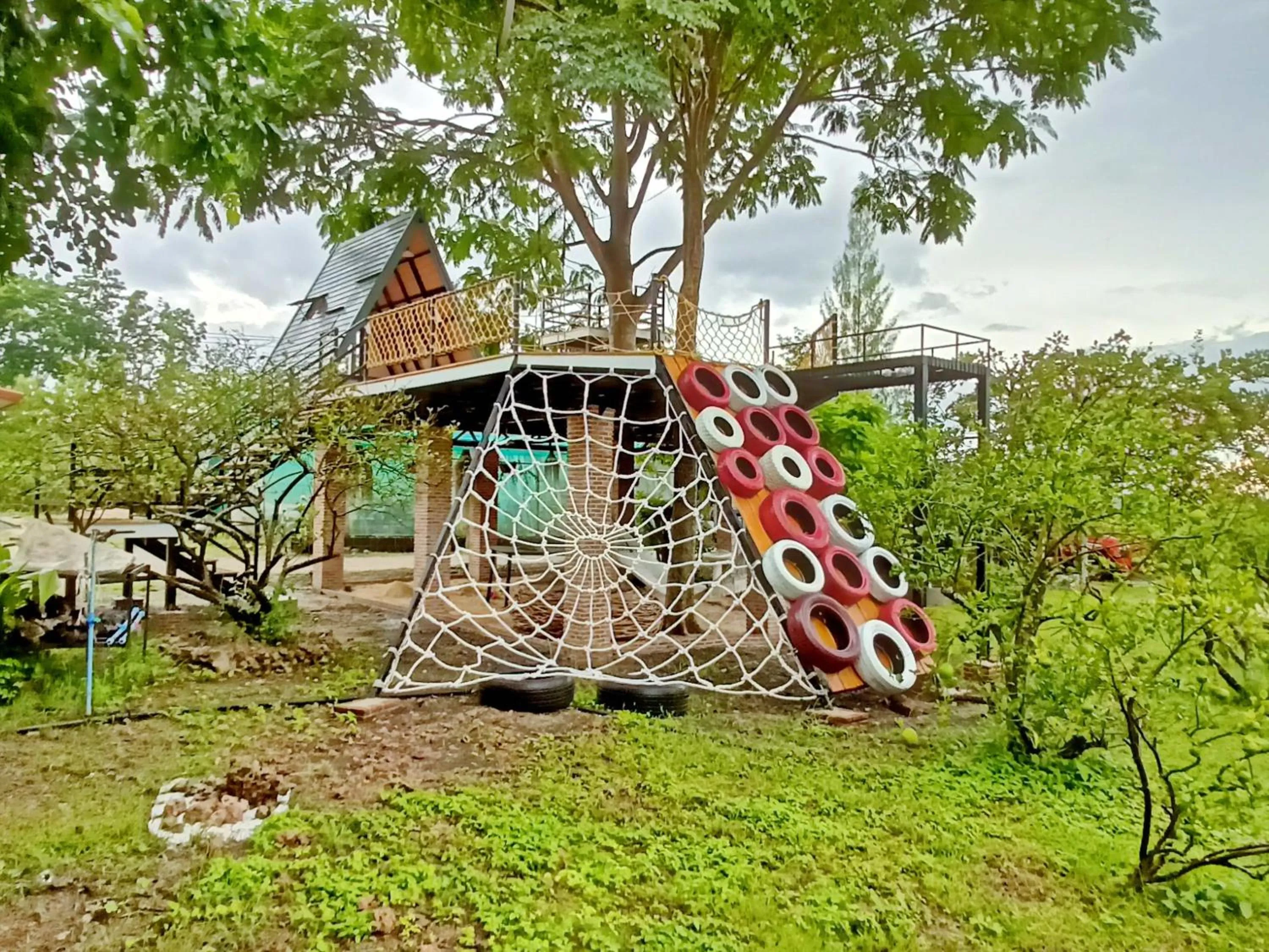 Children play ground in Tantai Eco Farm Stay At Khao Yai