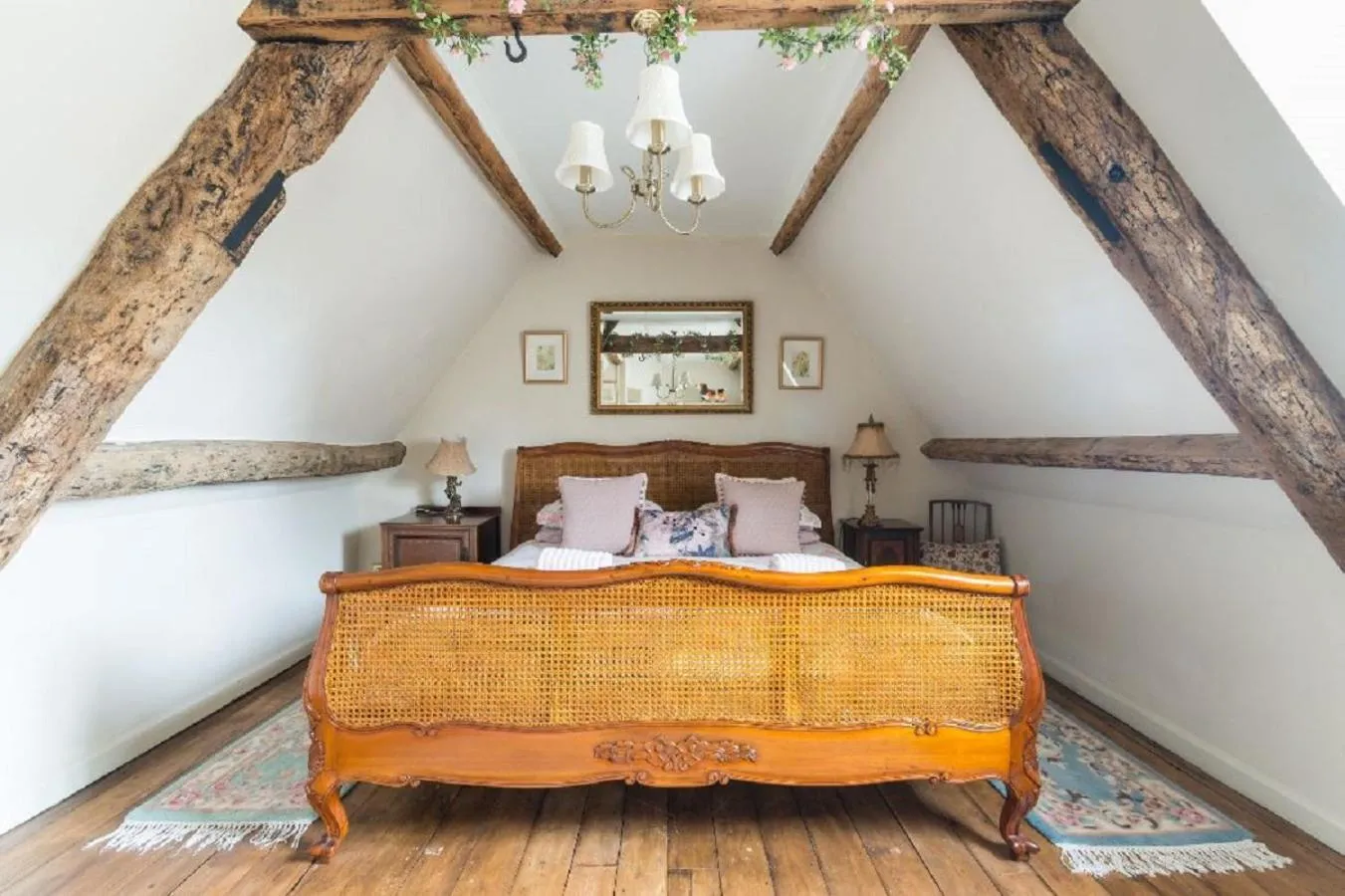 Bed in Tudor Cottage