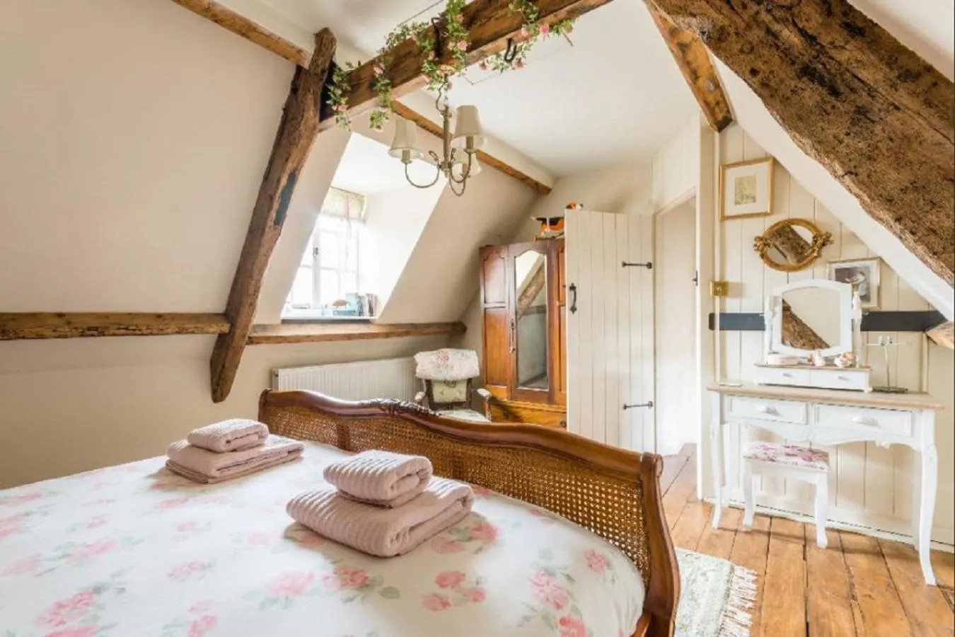 Bed in Tudor Cottage