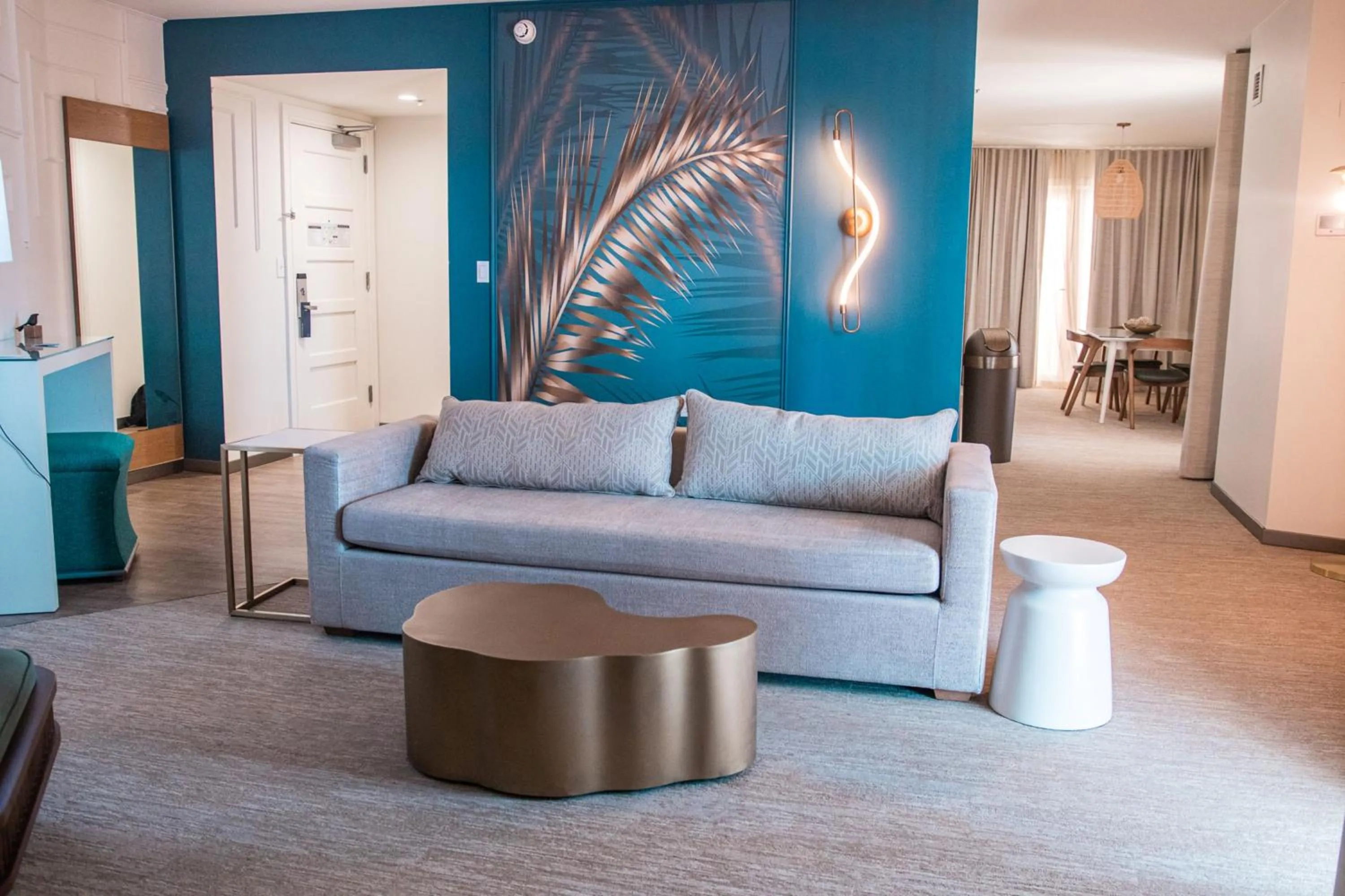 Living room in Renaissance Wind Creek Curacao Resort