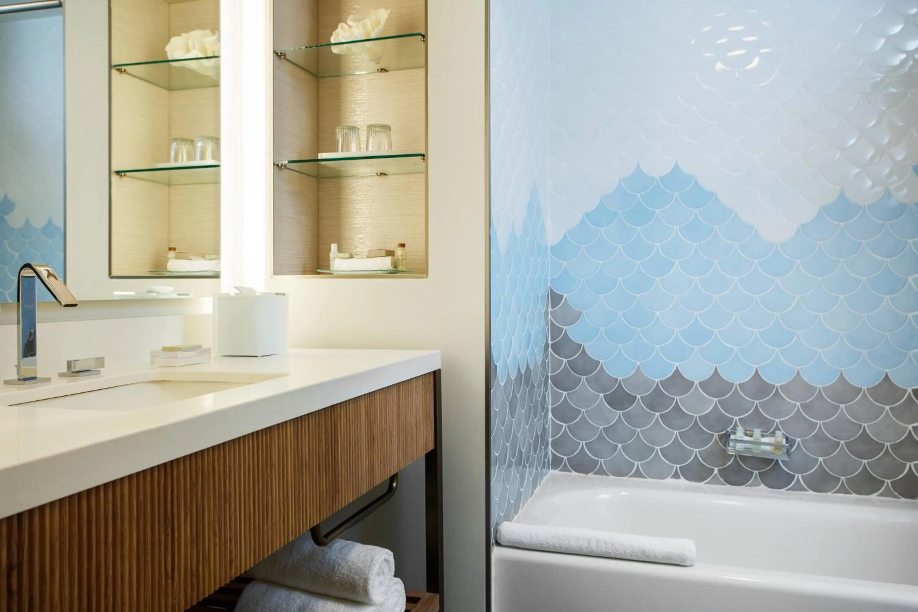 Bathroom in Renaissance Wind Creek Curacao Resort