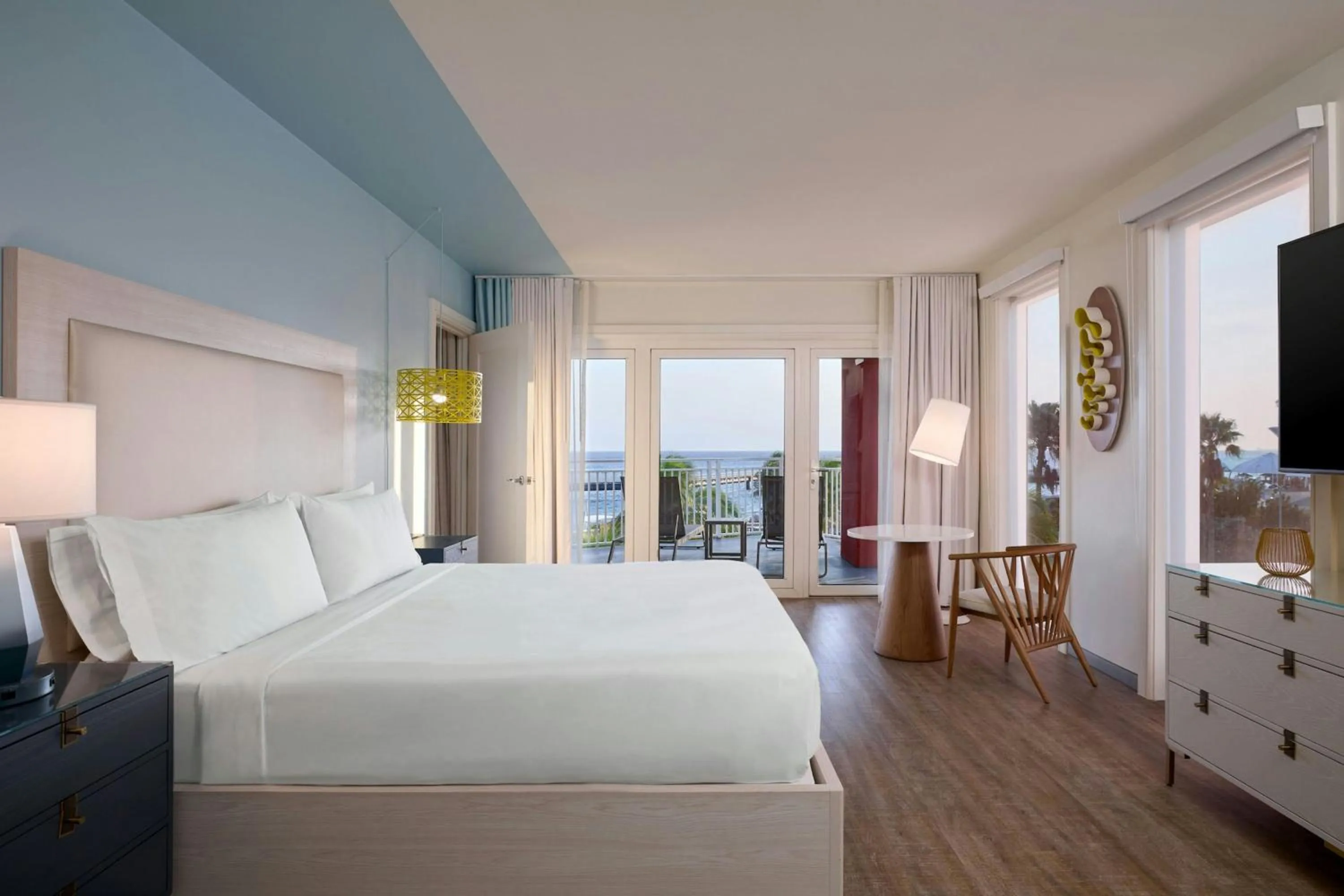 Photo of the whole room, Bed in Renaissance Wind Creek Curacao Resort