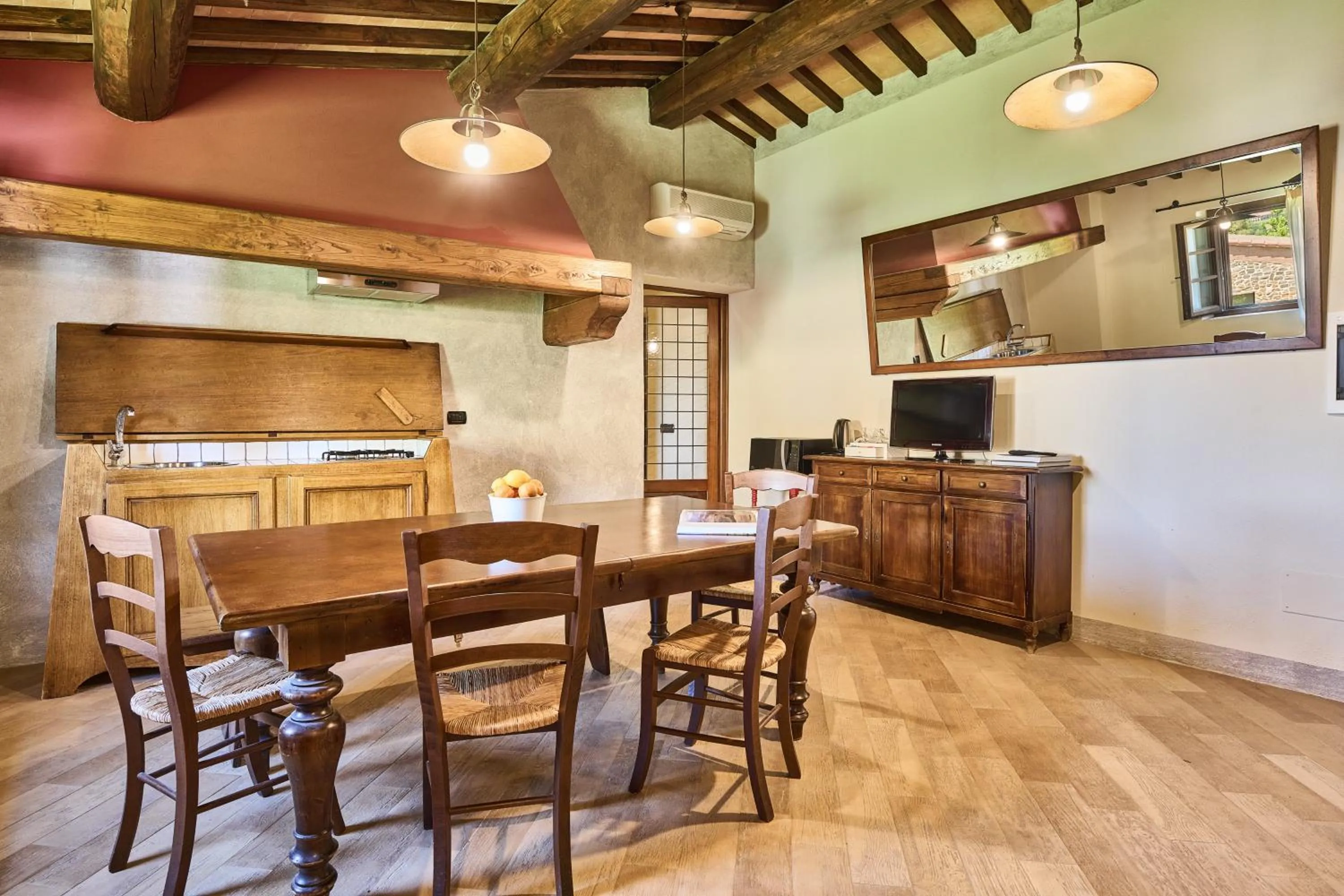 Seating area in Borgo San Giusto