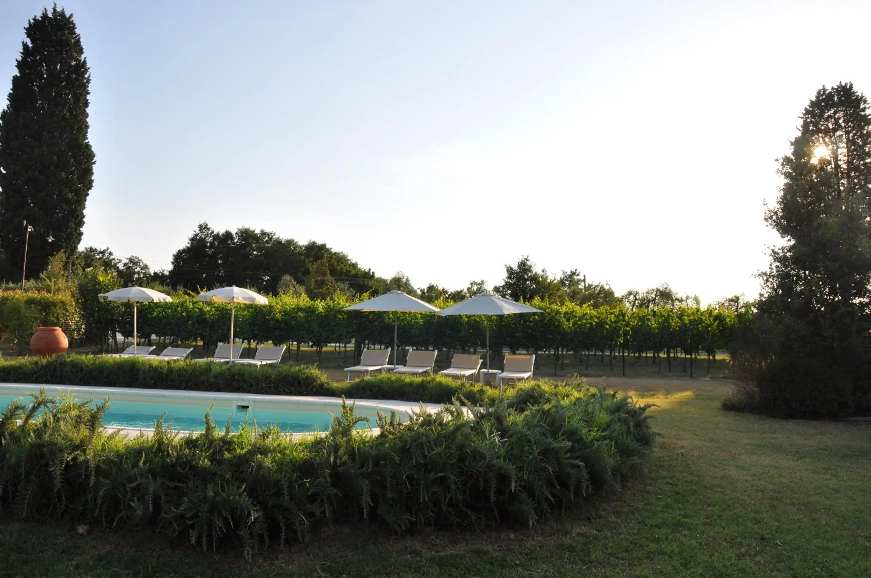 Swimming pool in Borgo San Giusto Swimming pool in Borgo San Giusto