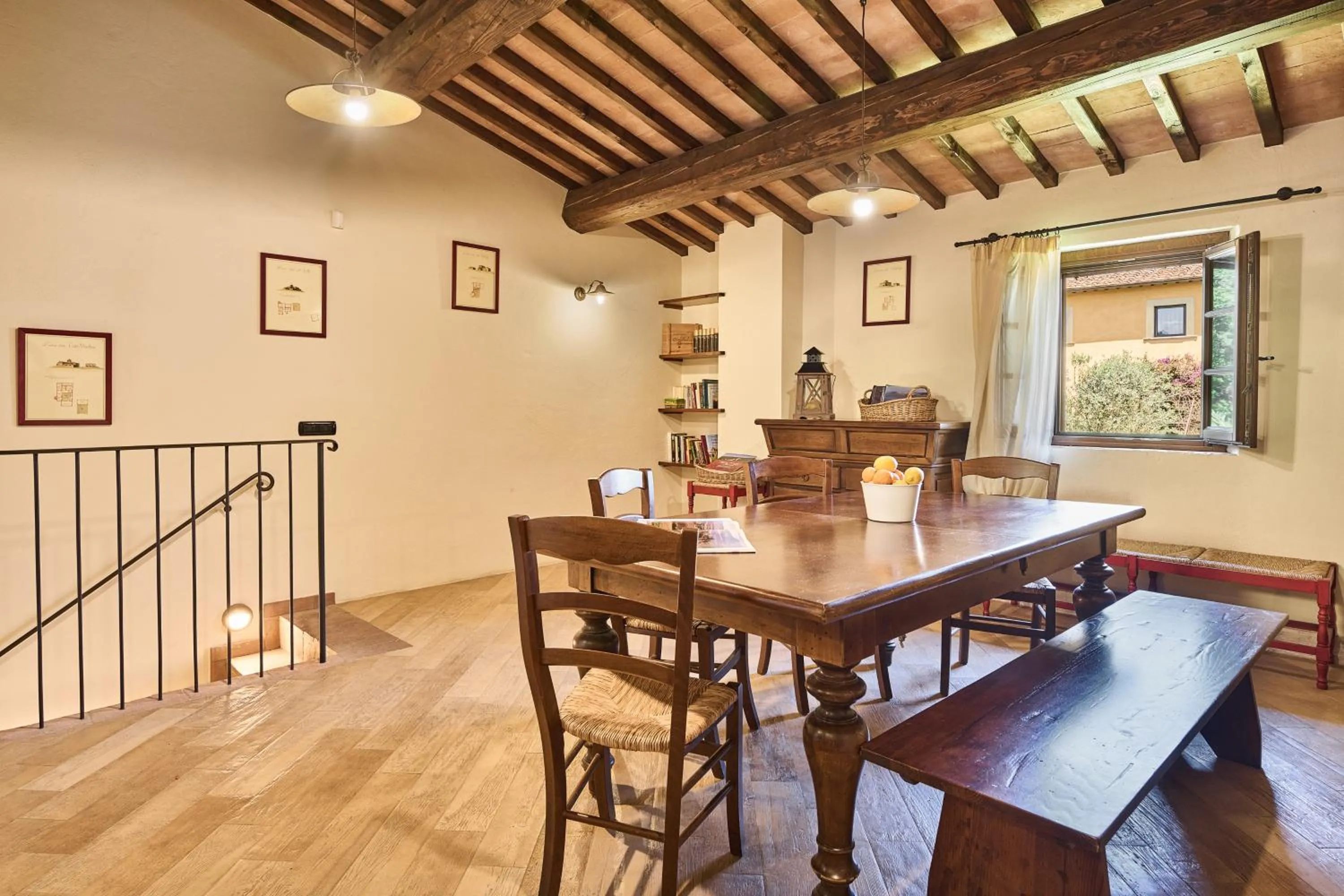 Seating area in Borgo San Giusto