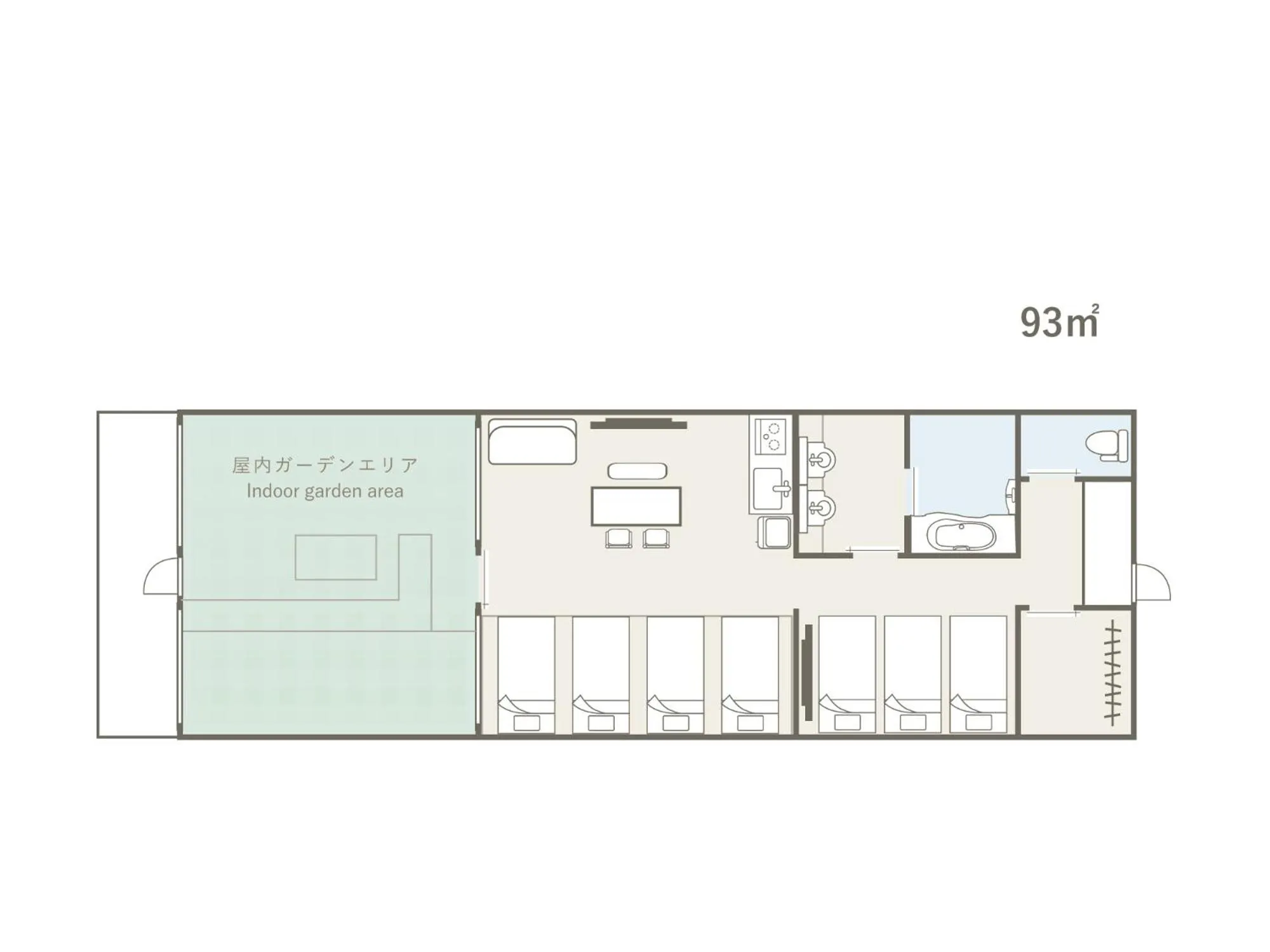 Floor plan in Relax Hotel Takayama Station