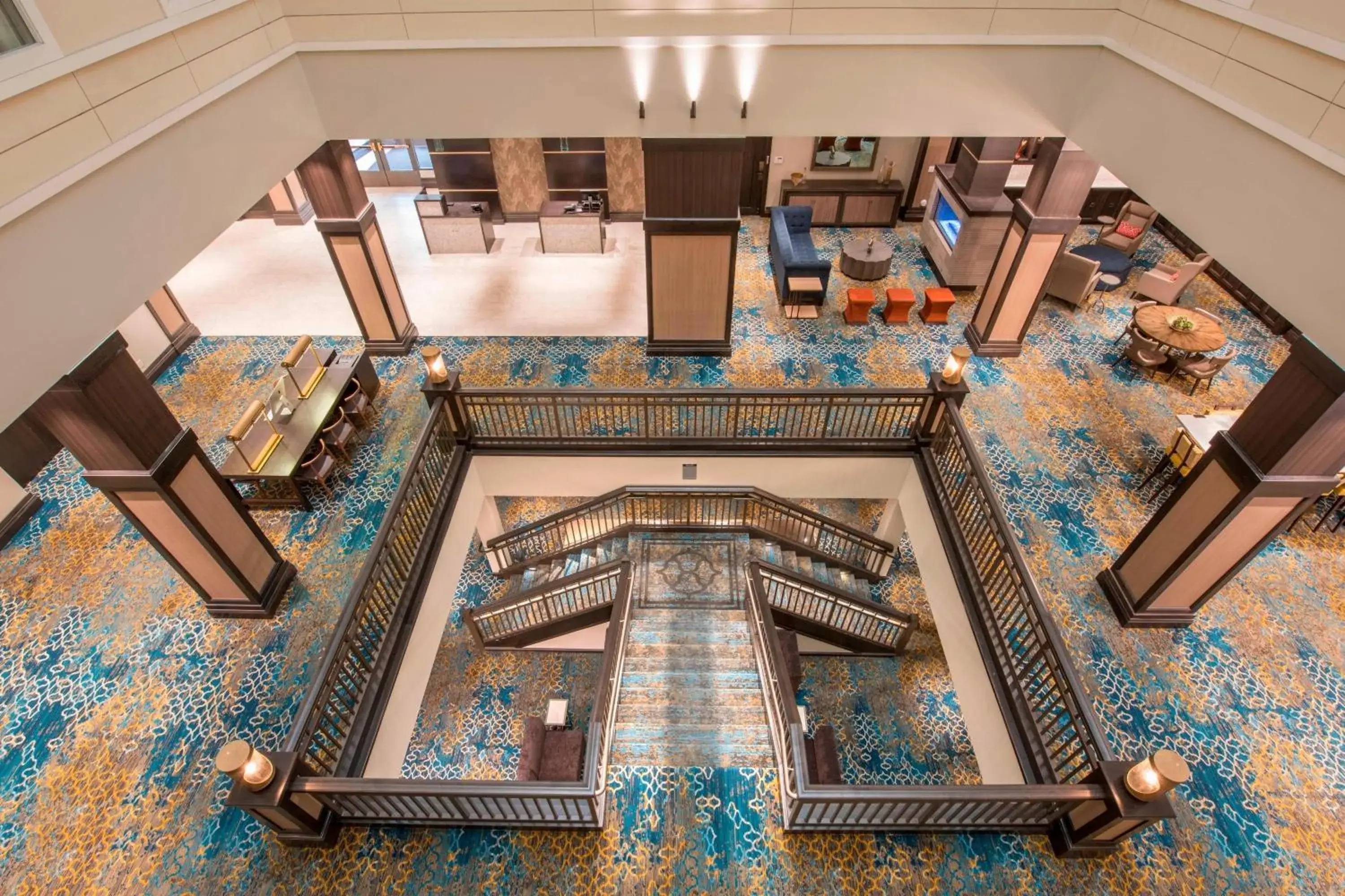 Lobby or reception in Courtyard by Marriott Denver Downtown Lobby or reception in Courtyard by Marriott Denver Downtown