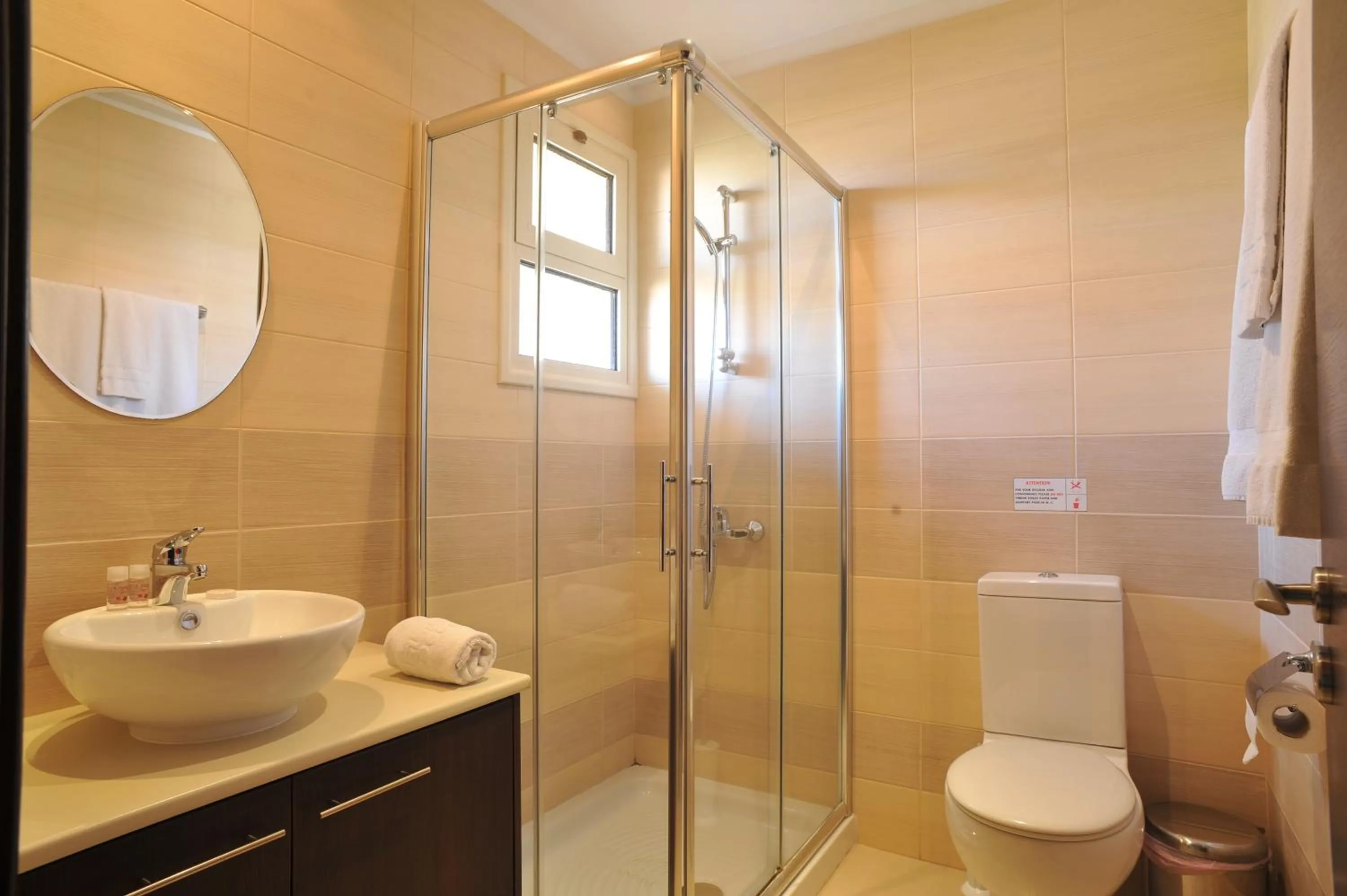 Shower in Aphrodite Sands