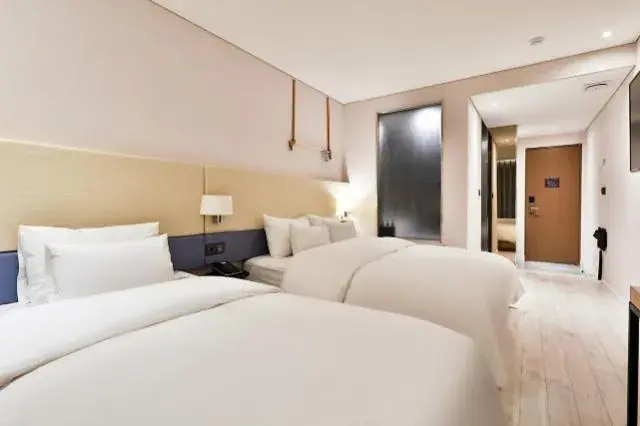 Bed in Londoner Hotel Gwangan Bed in Londoner Hotel Gwangan