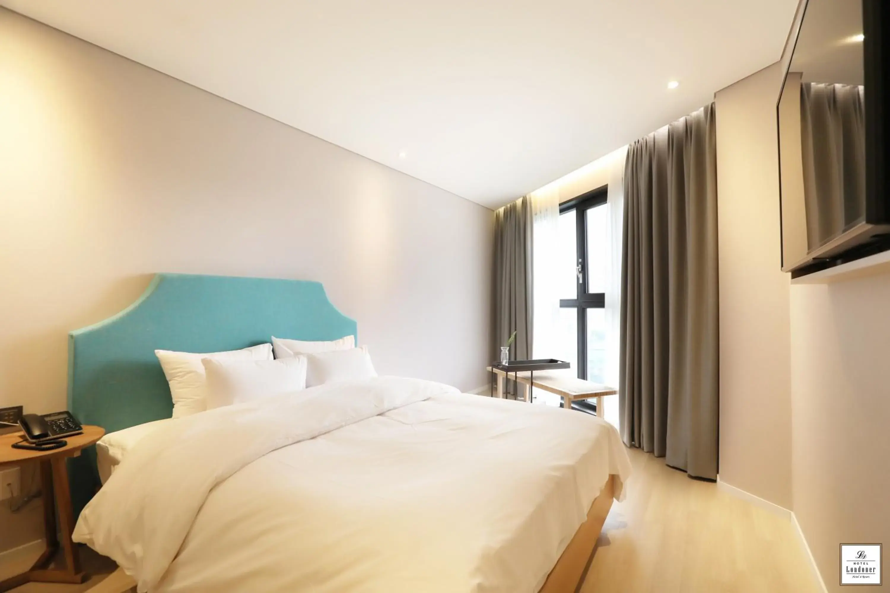 Bed in Londoner Hotel Gwangan Bed in Londoner Hotel Gwangan