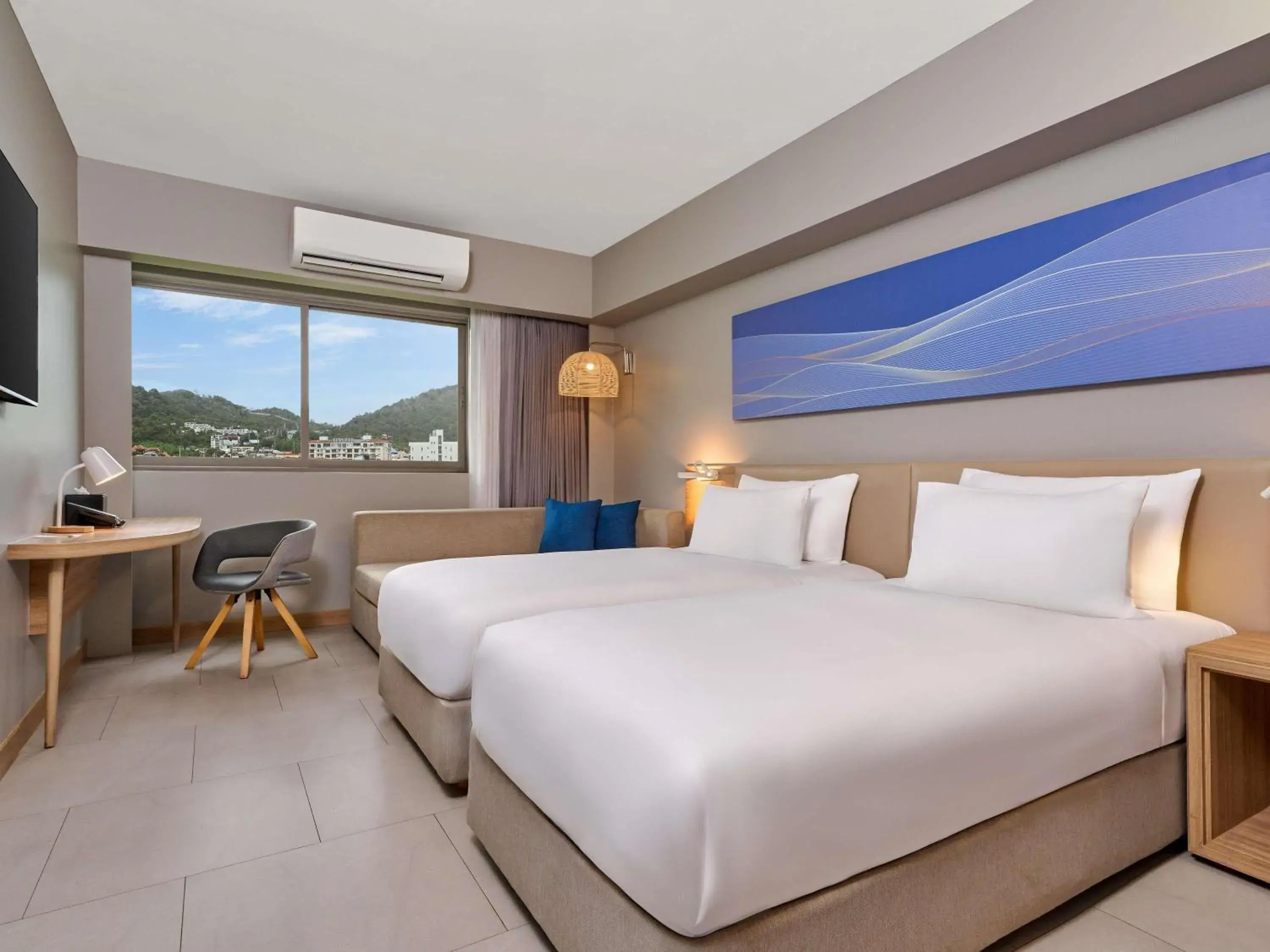 Privilege Room with Two Single Beds and Mountain View in Mercure Phuket Patong Journeyhub Privilege Room with Two Single Beds and Mountain View in Mercure Phuket Patong Journeyhub