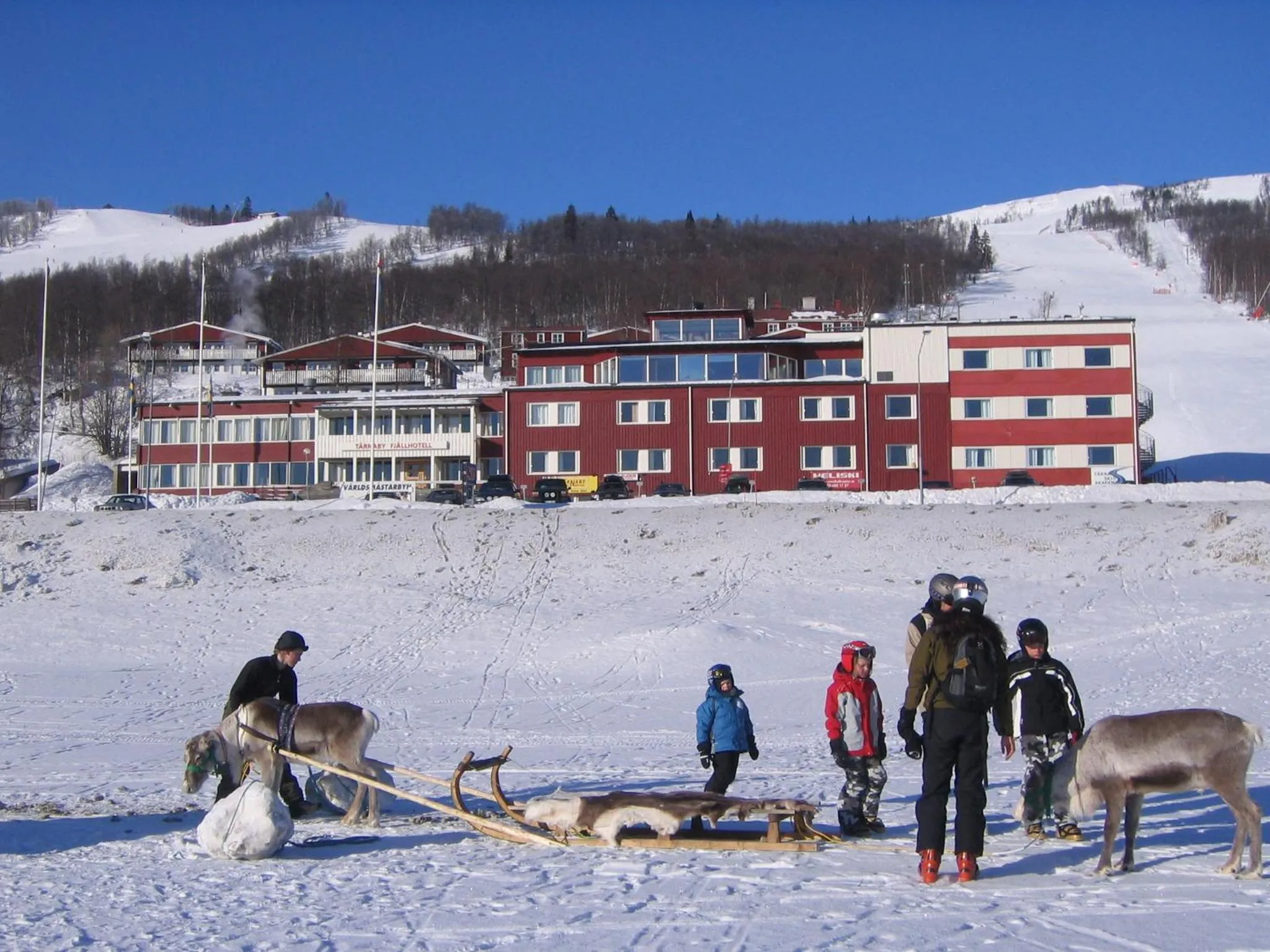 Property building in Tärnaby Fjällhotell