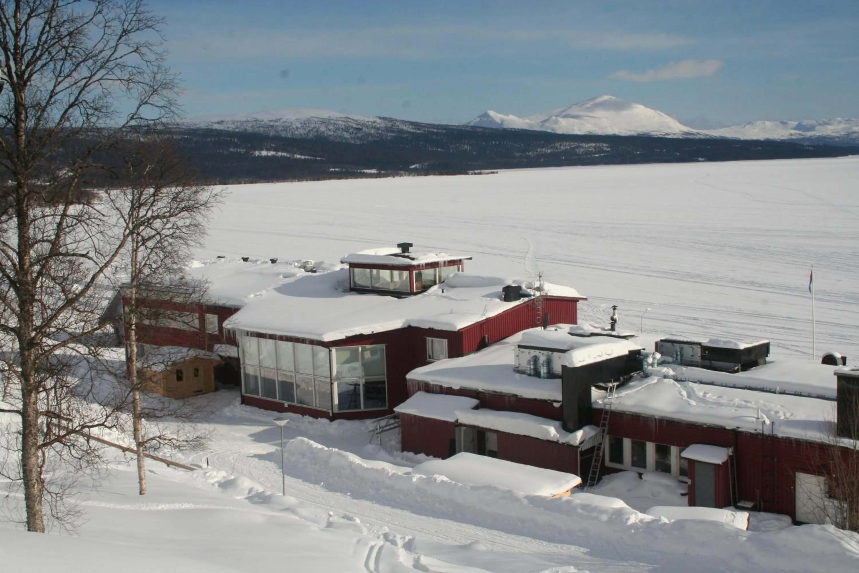 Facade/entrance in Tärnaby Fjällhotell