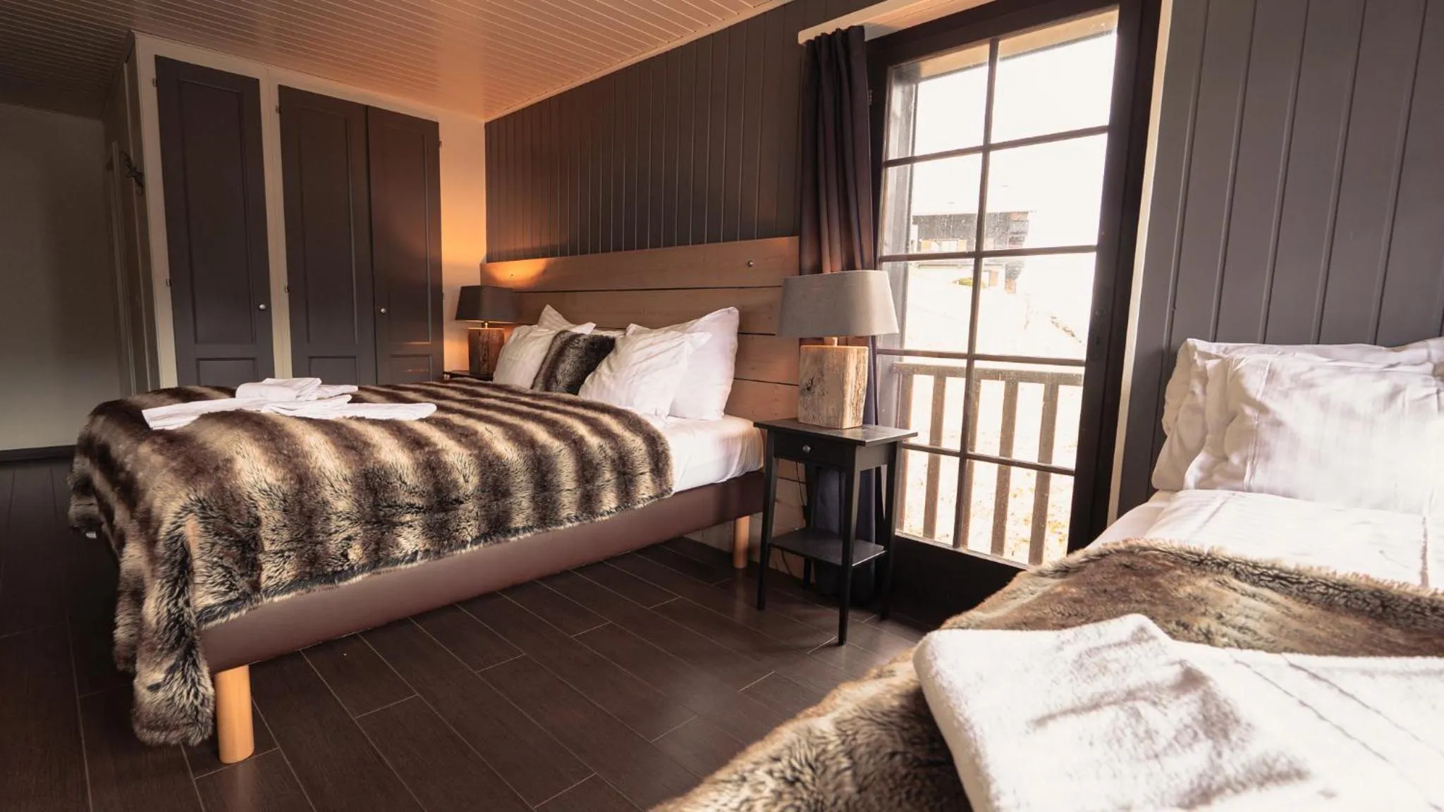 Bed in Champoussin Lodge