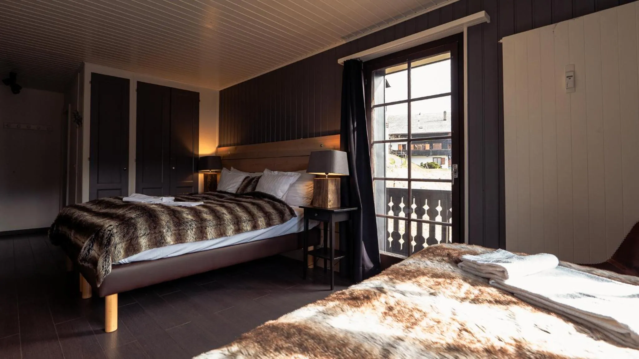 Bed in Champoussin Lodge