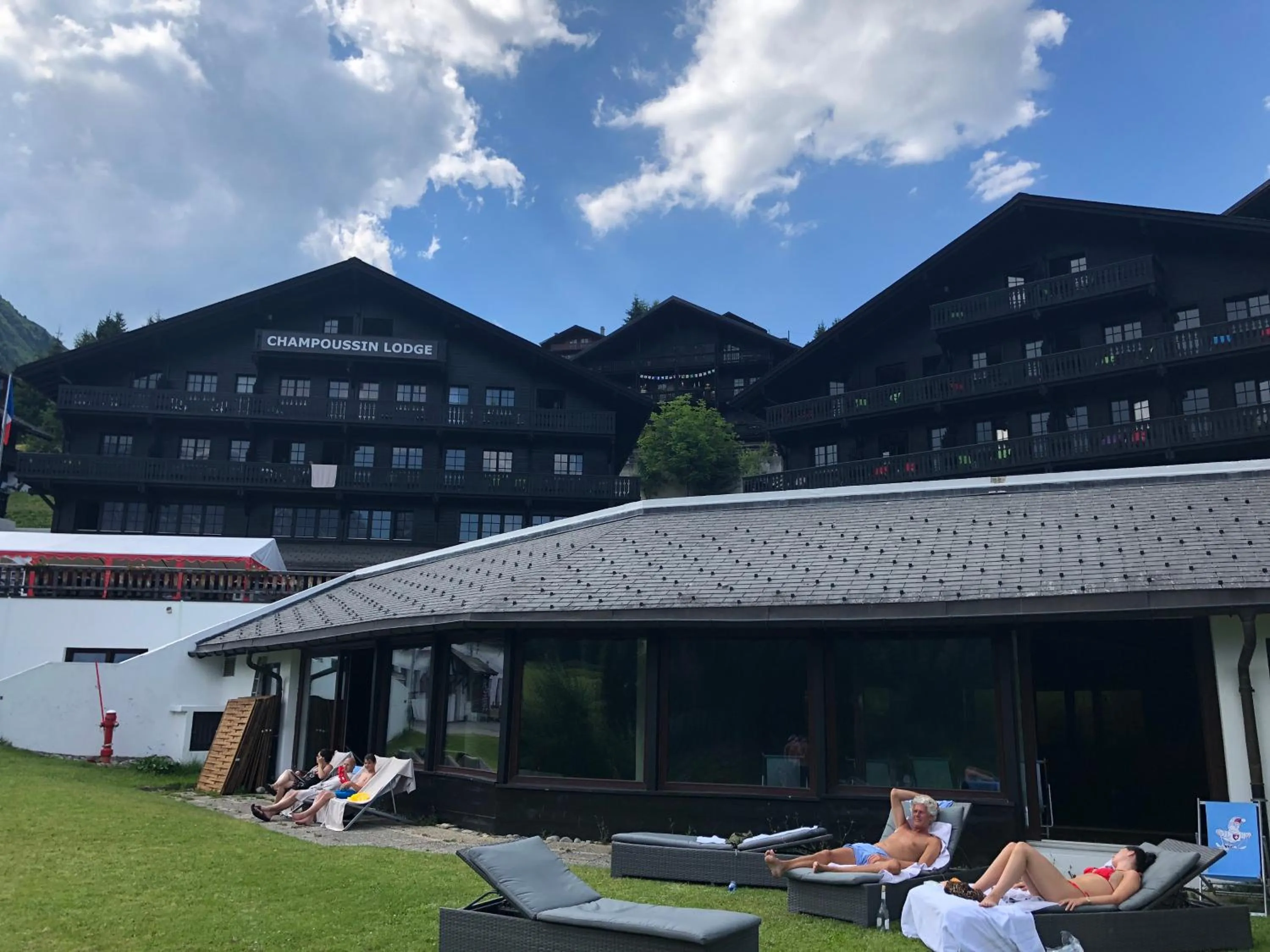 Property building in Champoussin Lodge