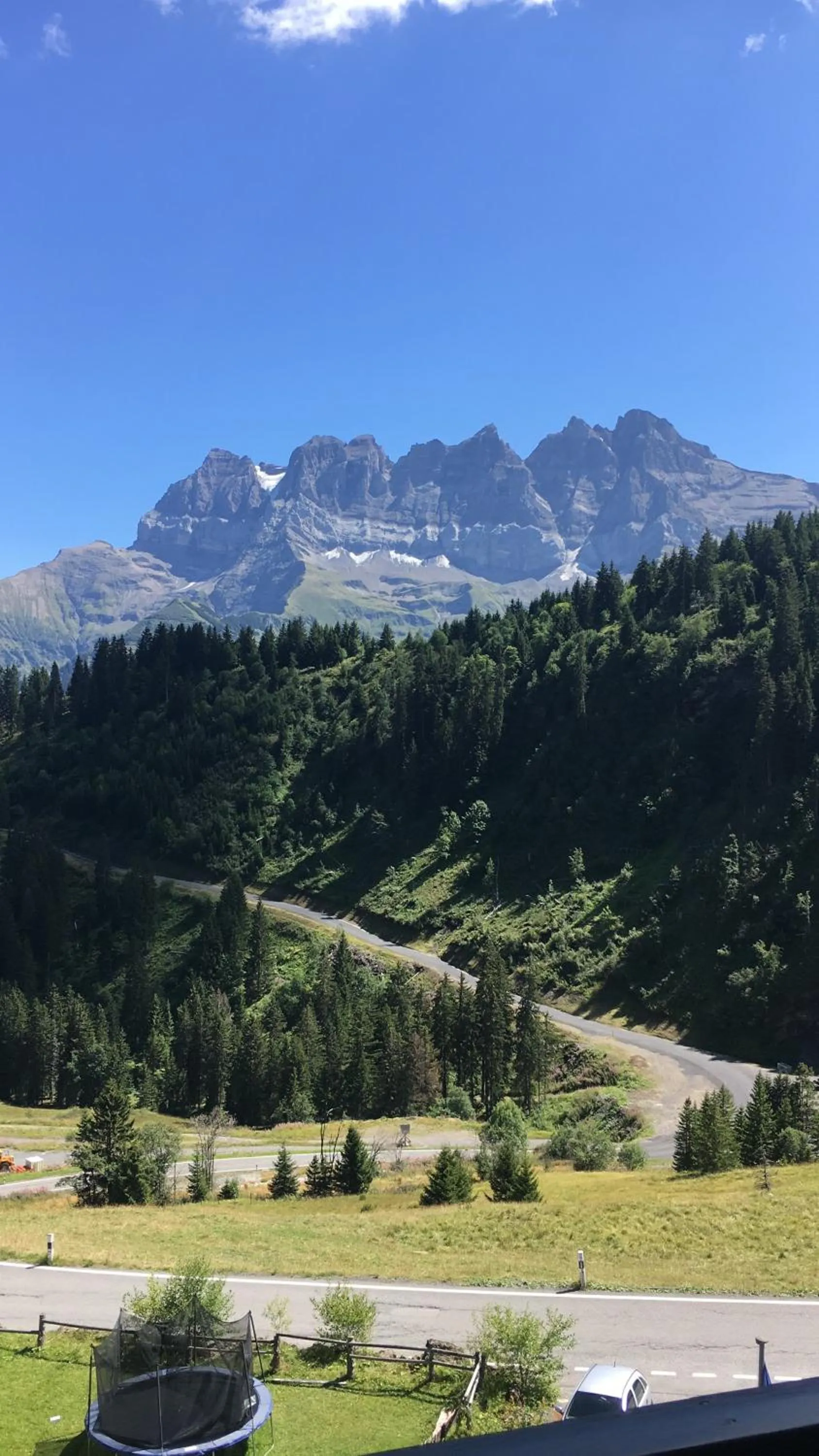 Mountain view in Champoussin Lodge