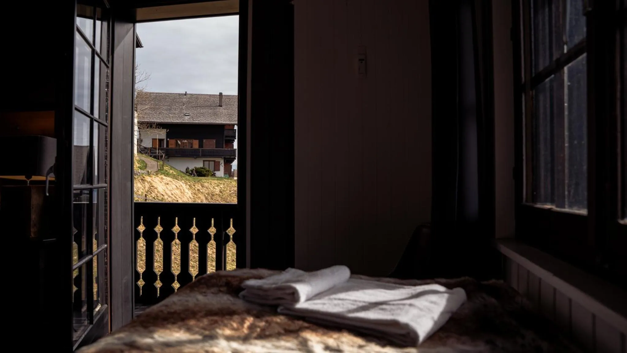 Bed in Champoussin Lodge