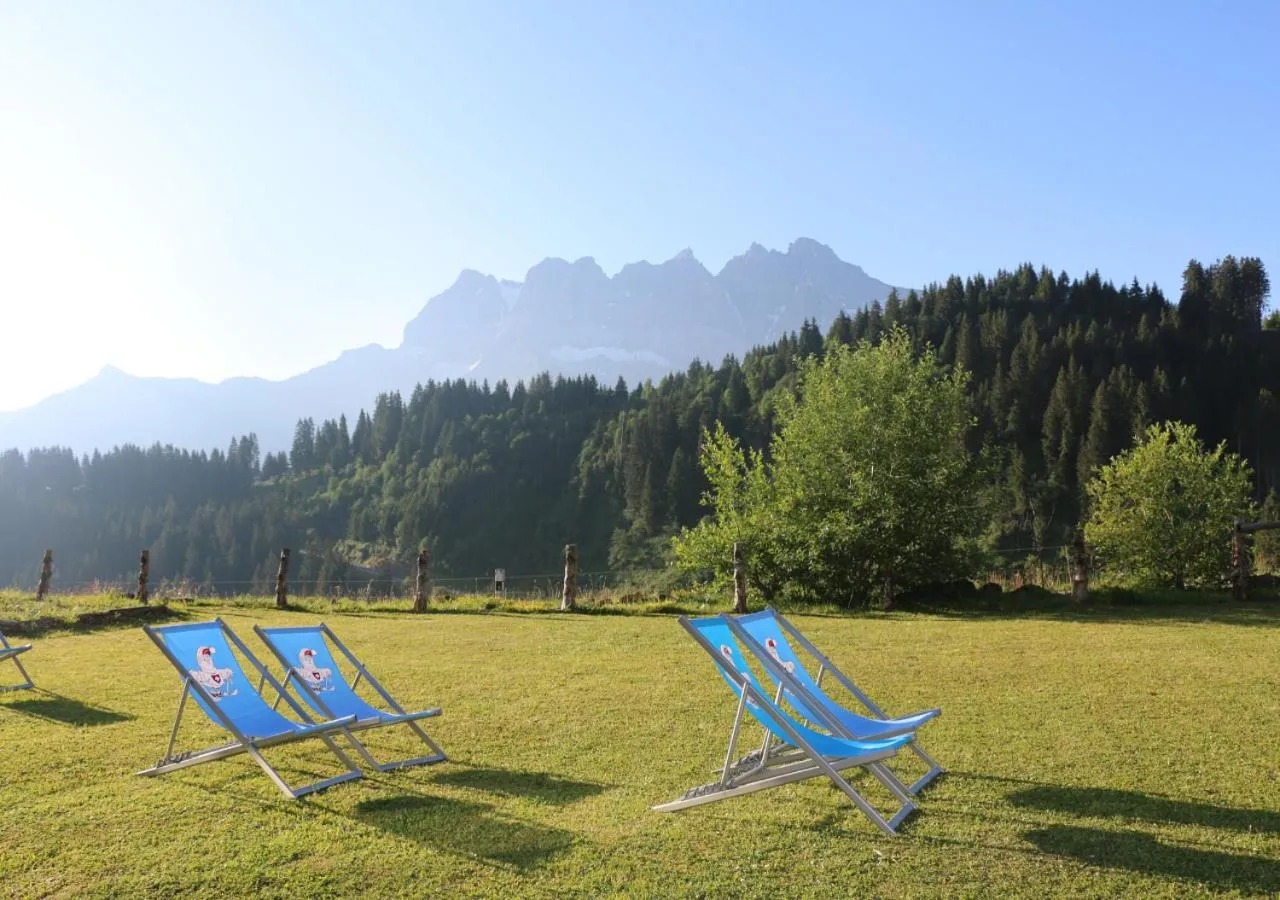 Garden in Champoussin Lodge