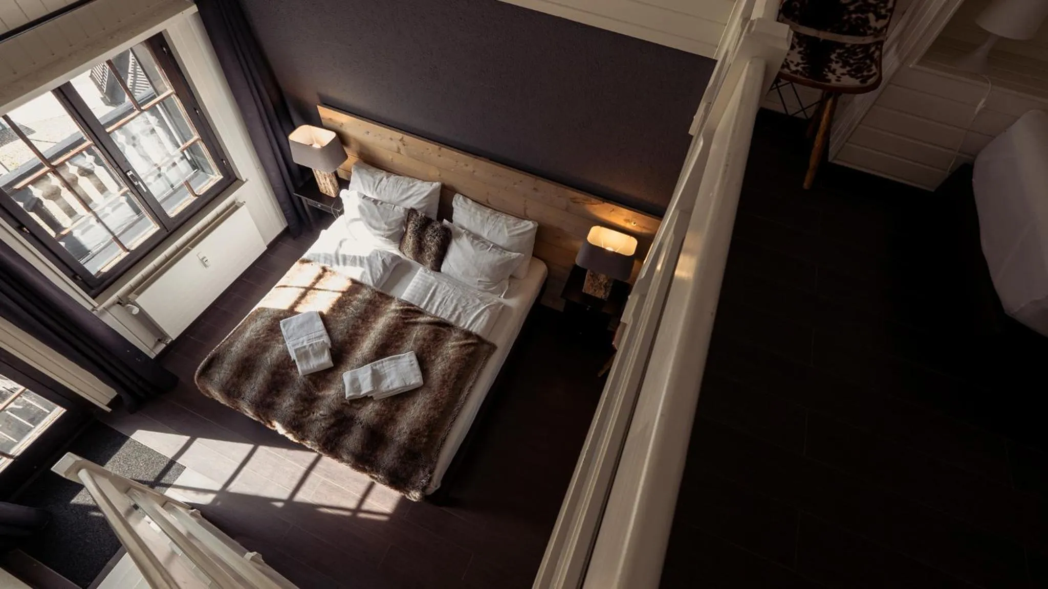 Bed in Champoussin Lodge