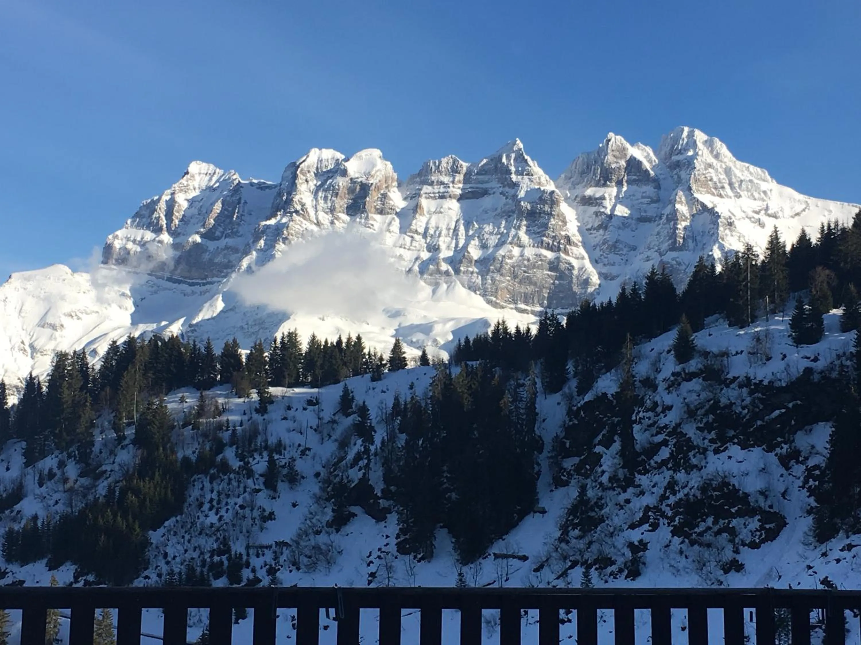 View (from property/room) in Champoussin Lodge