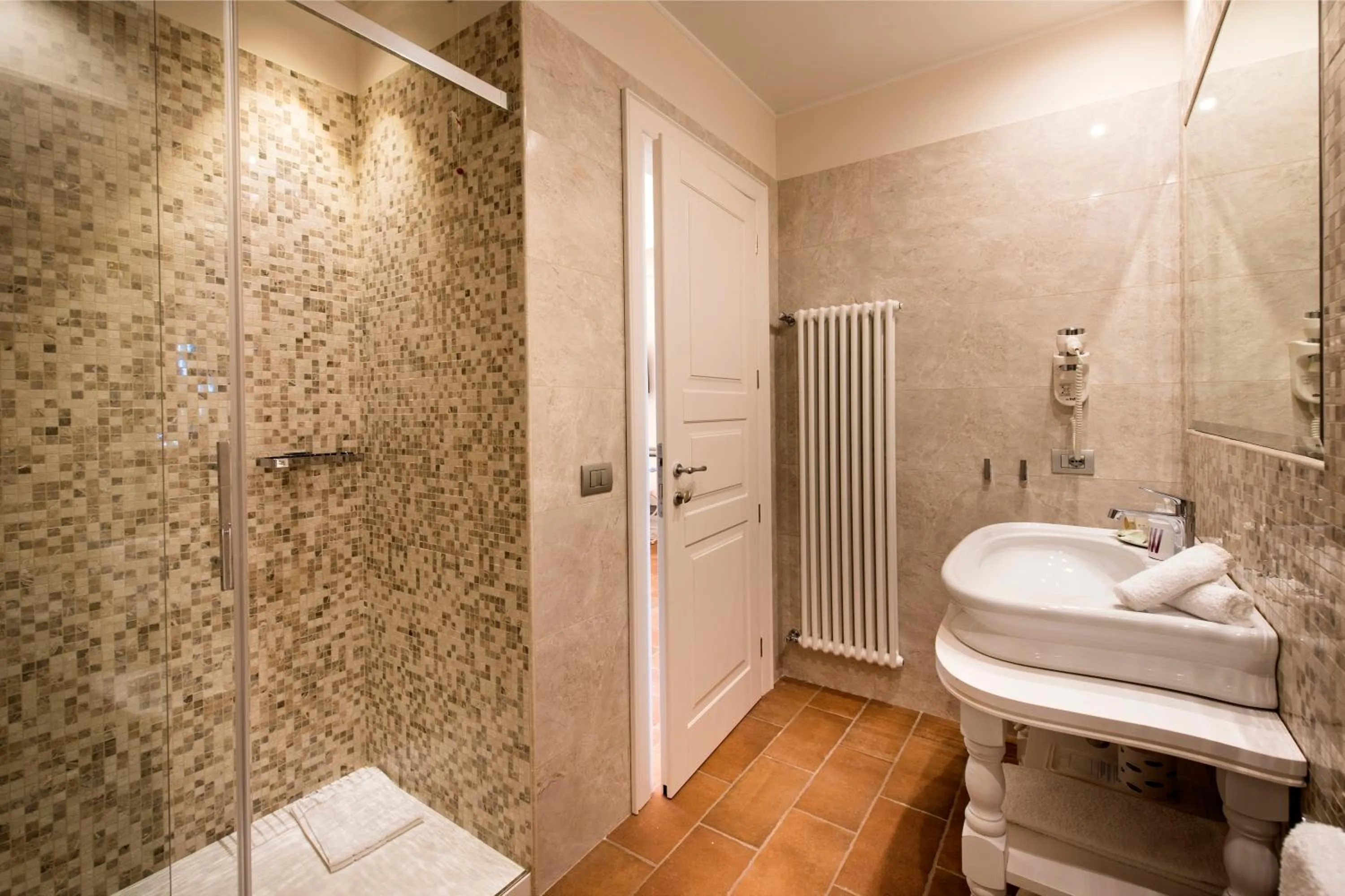 Shower in Altarocca Wine Resort Adults Only