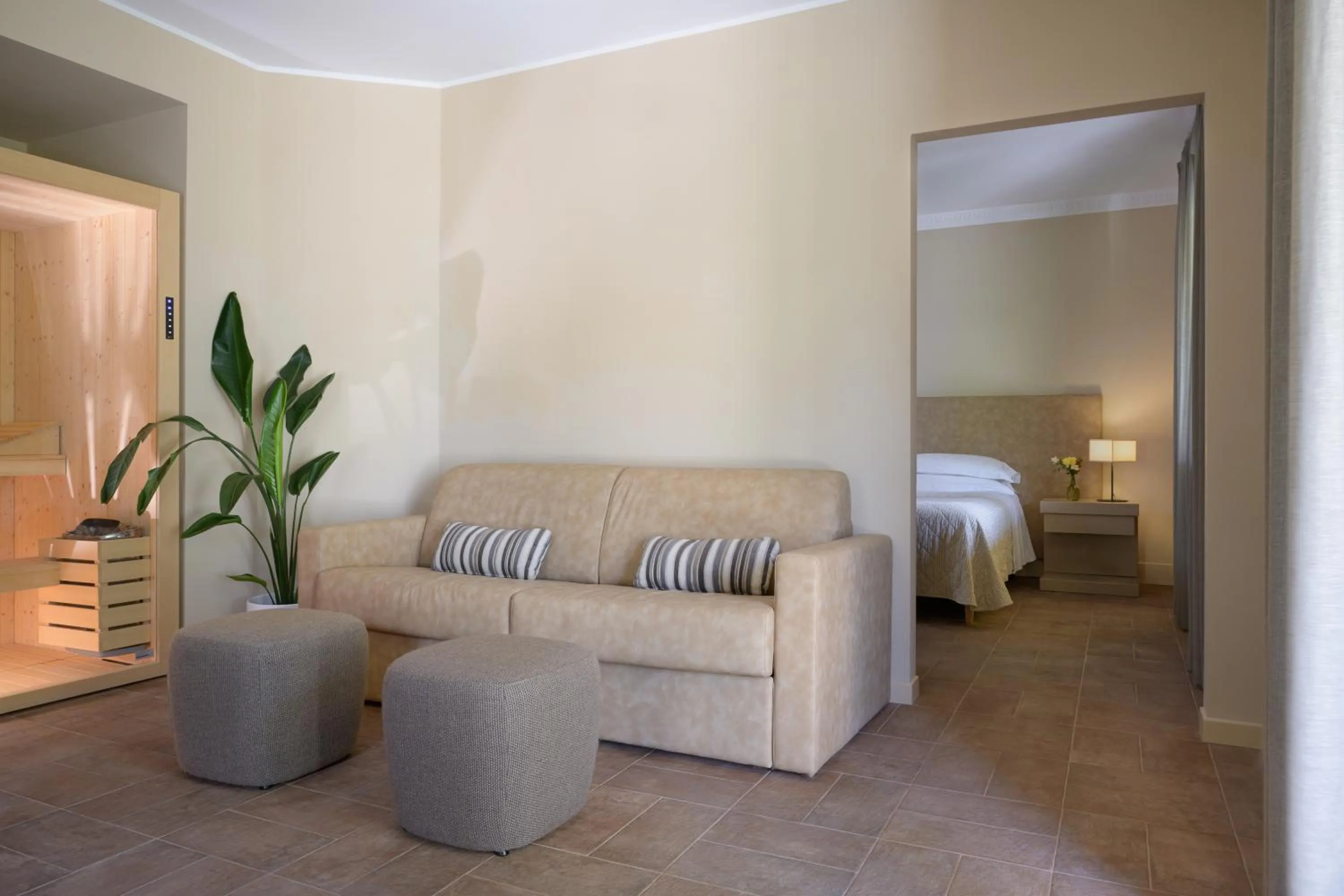 Photo of the whole room, Bed in Altarocca Wine Resort Adults Only