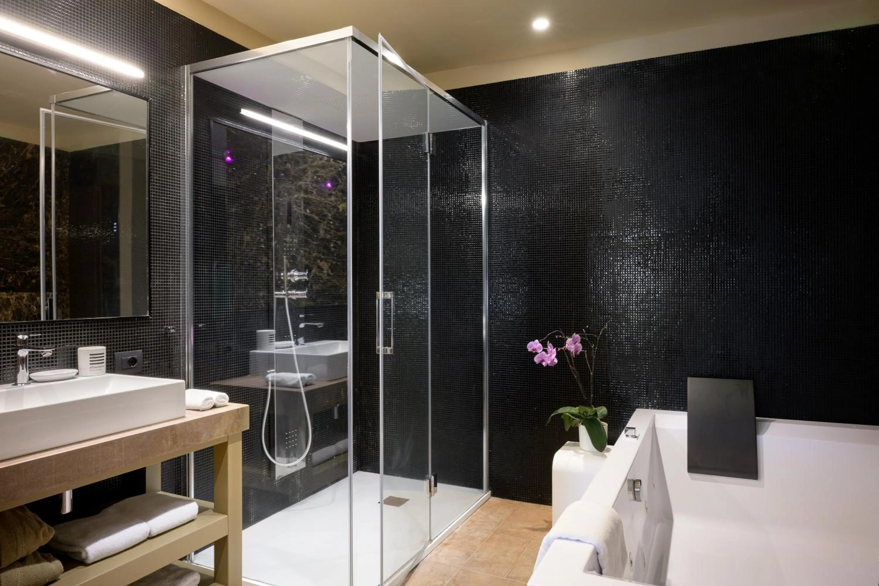 Steam room in Altarocca Wine Resort Adults Only