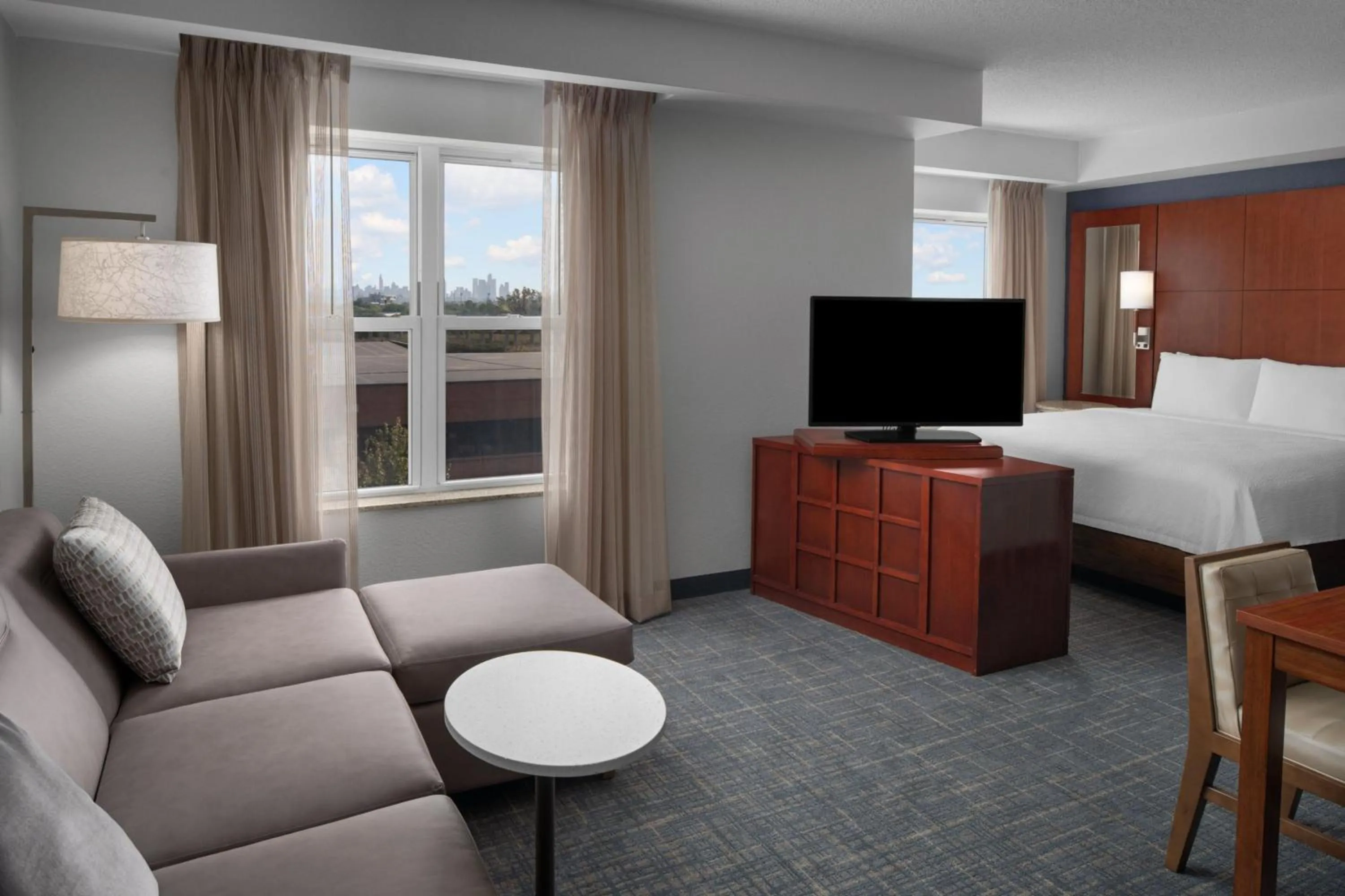 Photo of the whole room, Bed in Residence Inn East Rutherford Meadowlands